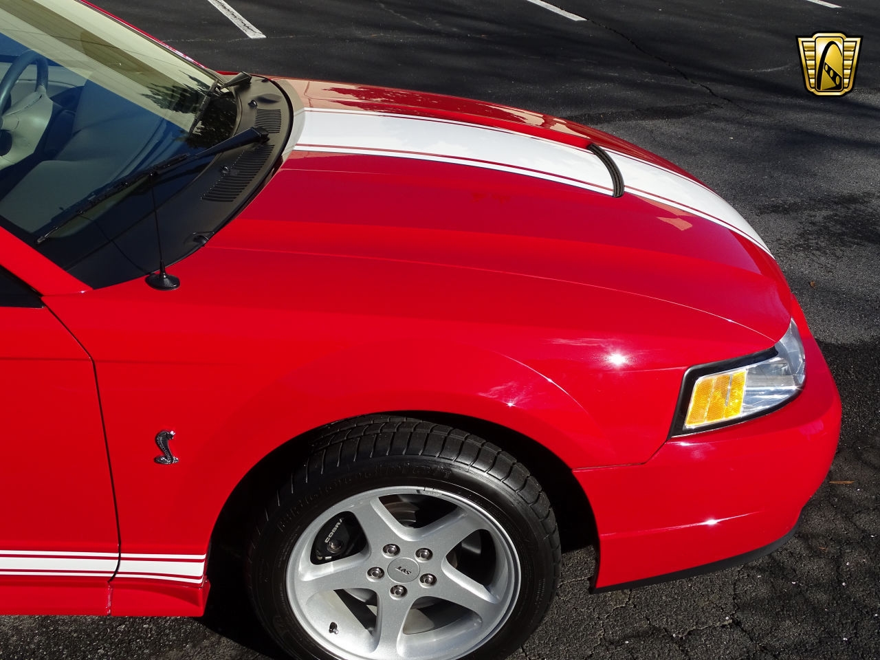 824 Miles Only: 1999 Ford Mustang Cobra SVT Is Red With Fury For Not Being Driven