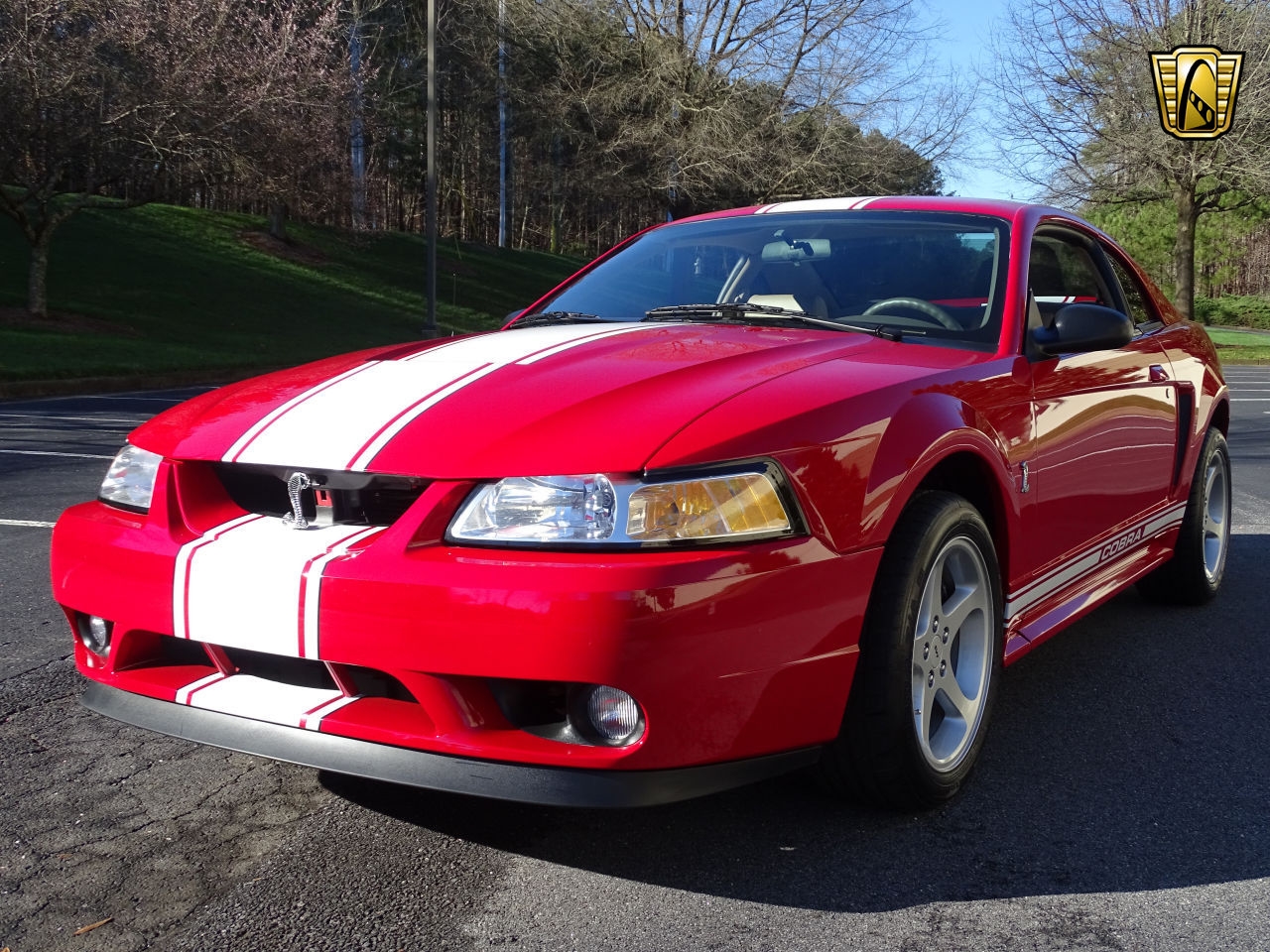 824 Miles Only: 1999 Ford Mustang Cobra SVT Is Red With Fury For Not Being Driven