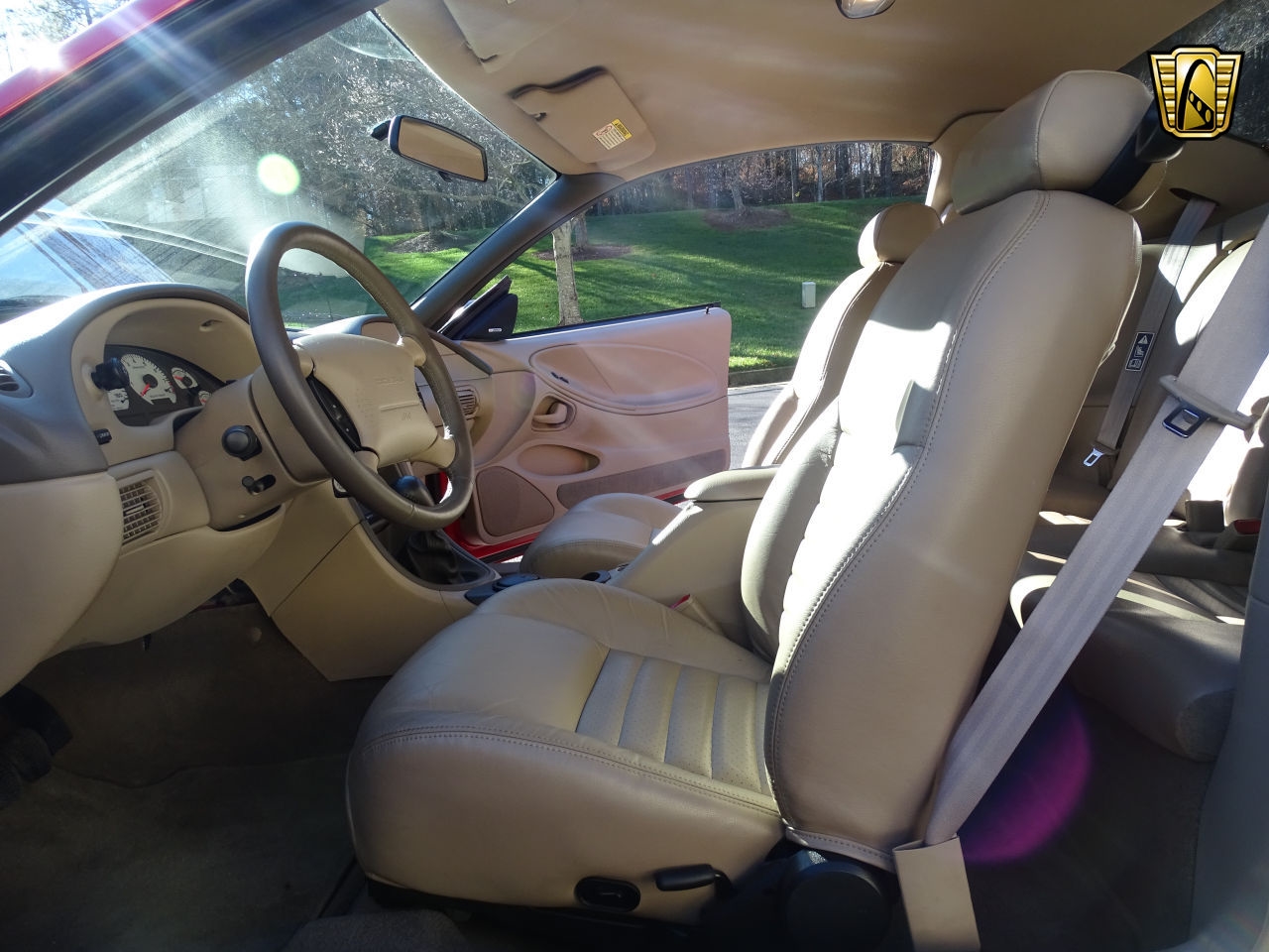 824 Miles Only: 1999 Ford Mustang Cobra SVT Is Red With Fury For Not Being Driven