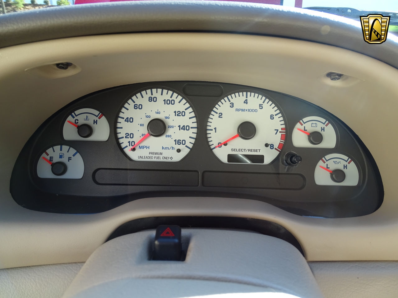 824 Miles Only: 1999 Ford Mustang Cobra SVT Is Red With Fury For Not Being Driven