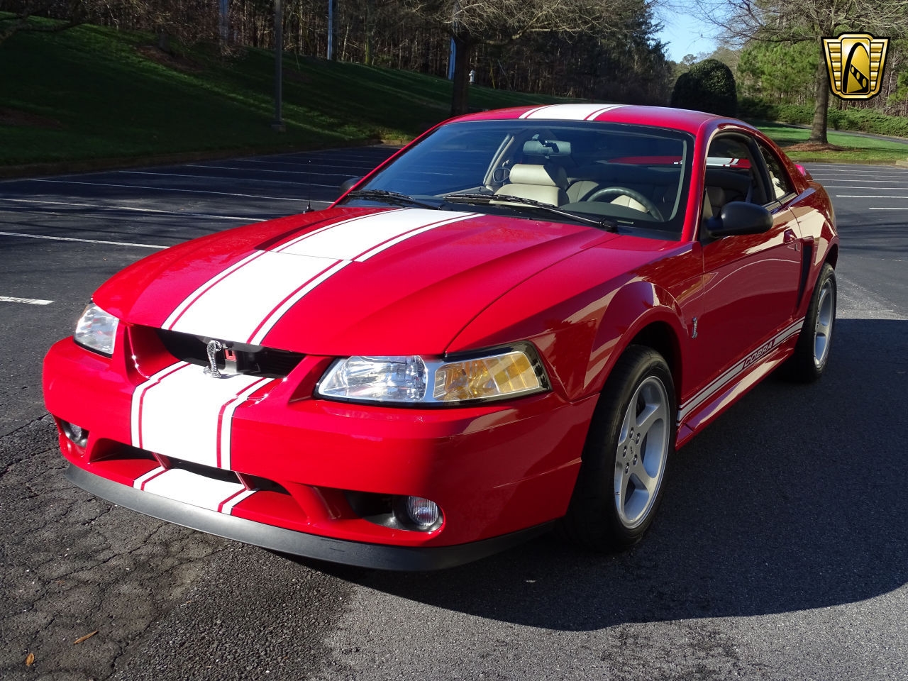 824 Miles Only: 1999 Ford Mustang Cobra SVT Is Red With Fury For Not Being Driven