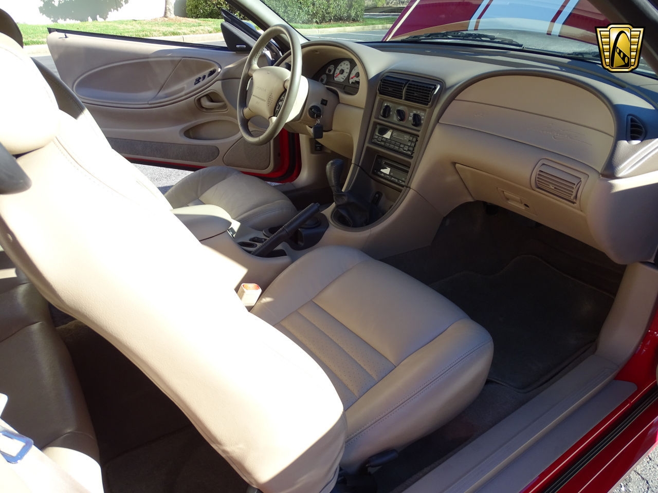 824 Miles Only: 1999 Ford Mustang Cobra SVT Is Red With Fury For Not Being Driven