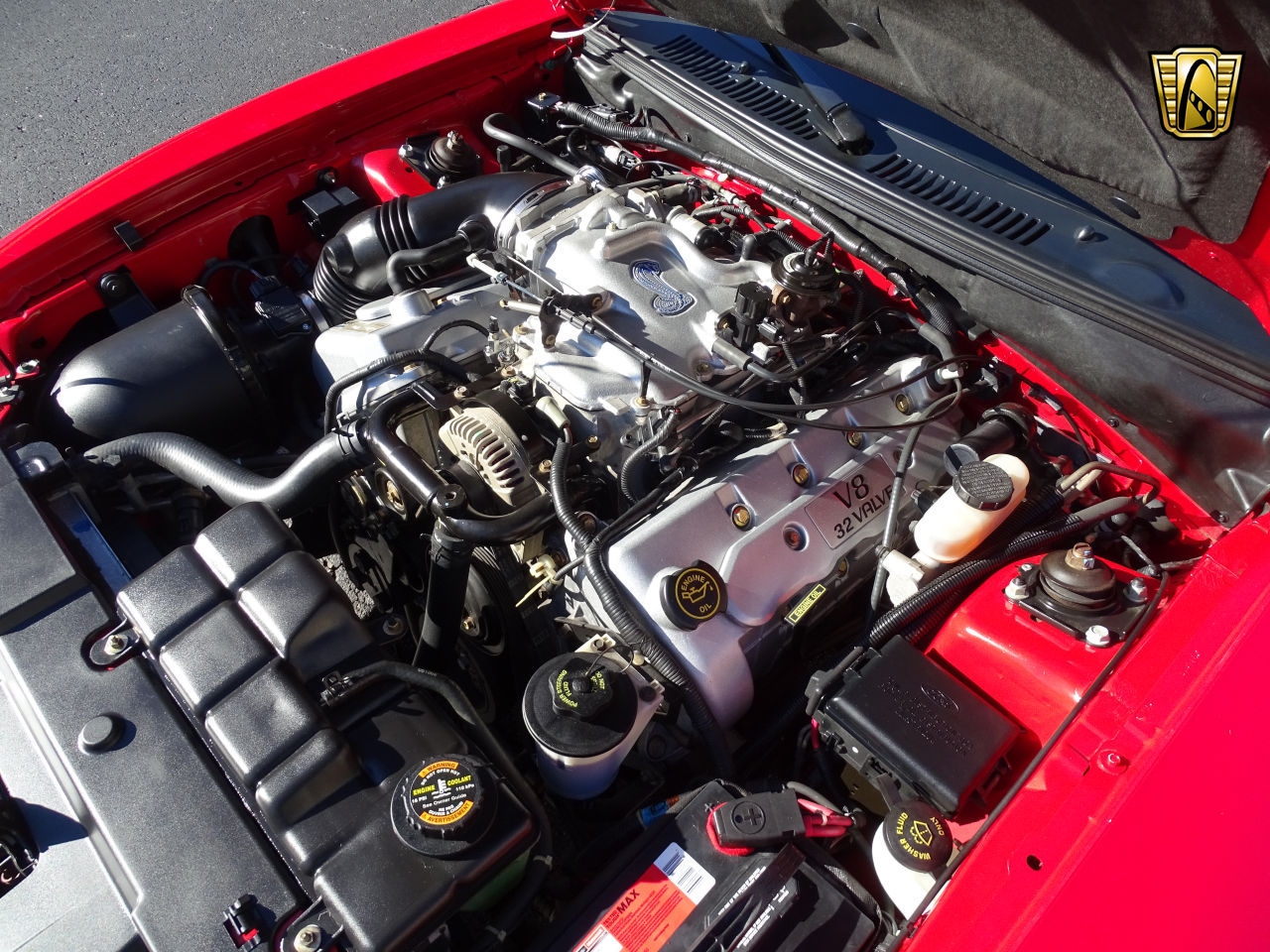 824 Miles Only: 1999 Ford Mustang Cobra SVT Is Red With Fury For Not Being Driven