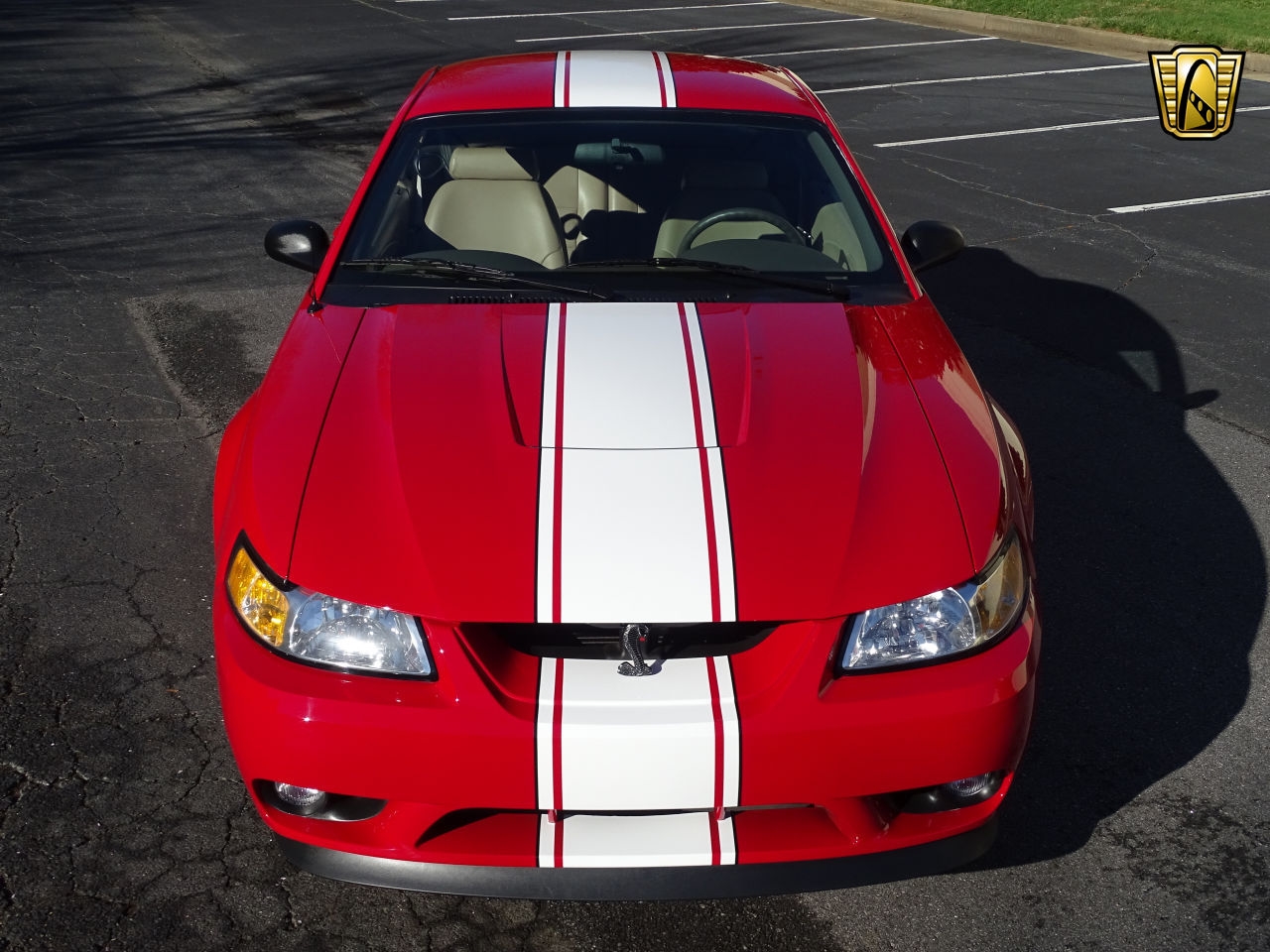 824 Miles Only: 1999 Ford Mustang Cobra SVT Is Red With Fury For Not Being Driven