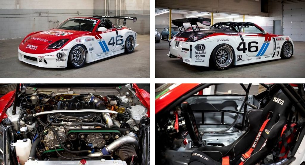  For $42,500, You Can Be The Talk Of The Pits With This Nissan 350Z Former SEMA Show Car