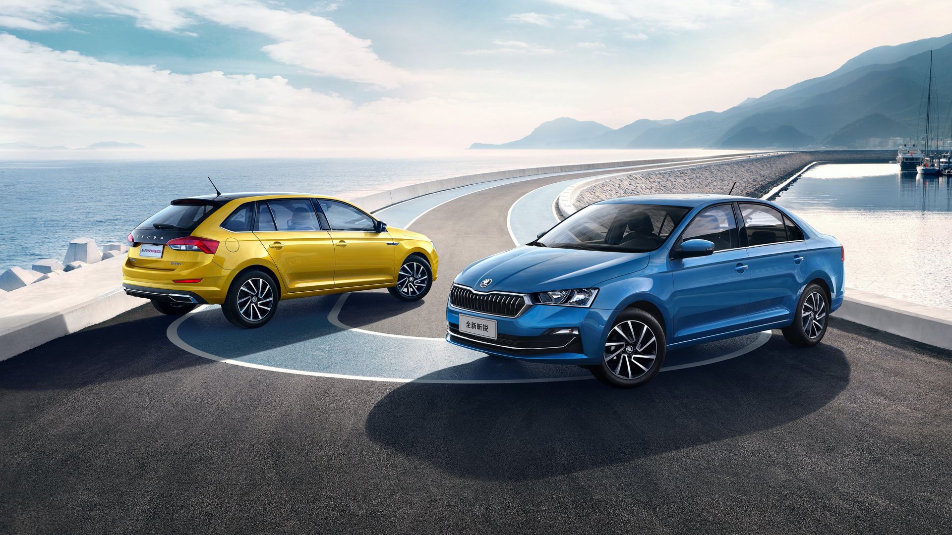 Facelifted Skoda Rapid Lineup Debuts In China, Gets Fewer Updates Than Russian Model