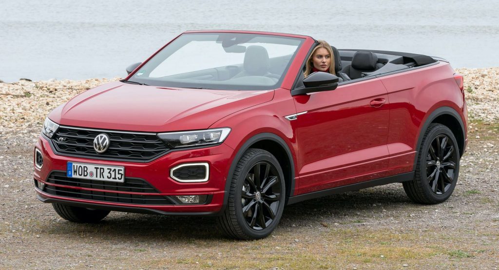  VW T-Roc Cabriolet: High-Riding Golf Convertible Successor Overexposed In 325 Photos, Videos