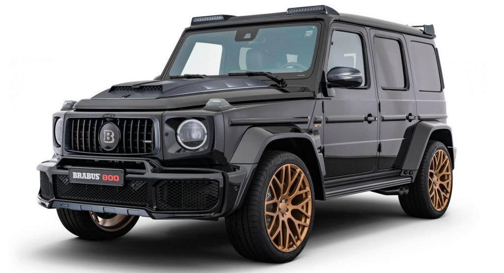  Brabus 800 Black & Gold Edition G63 Combines Bling With 789 HP