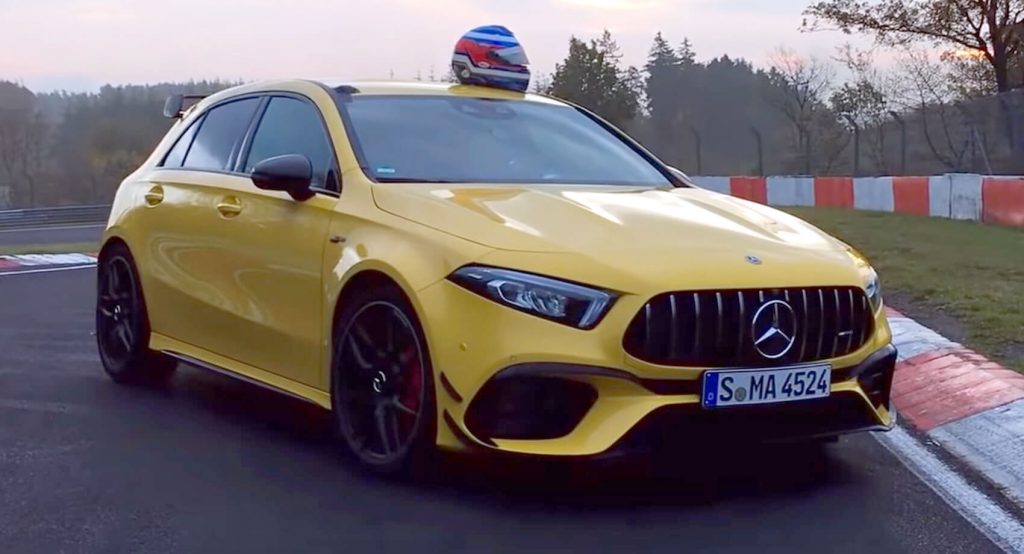 Watch 2020 Mercedes-AMG A45 S Lap The ‘Ring Faster Than The Lamborghini Murcielago