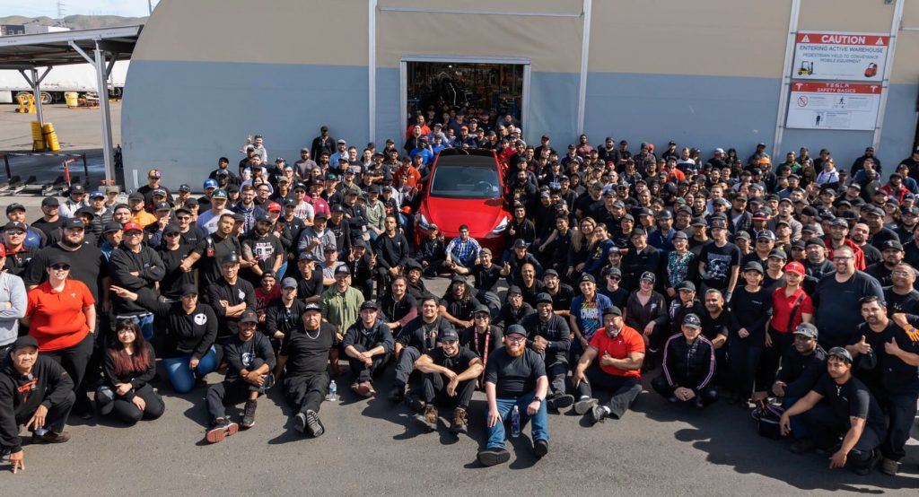 Tesla Celebrates Milestone As Its 1 Millionth Car Rolls Off The Assembly Line