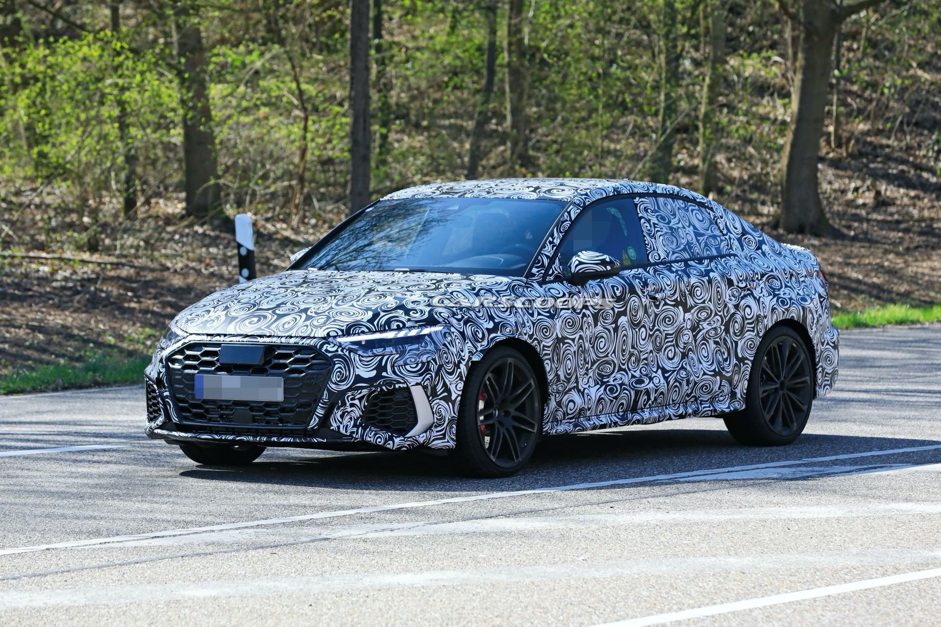 2021 Audi RS3 Sedan Makes Spy Debut, Could Pack Up To 444 HP