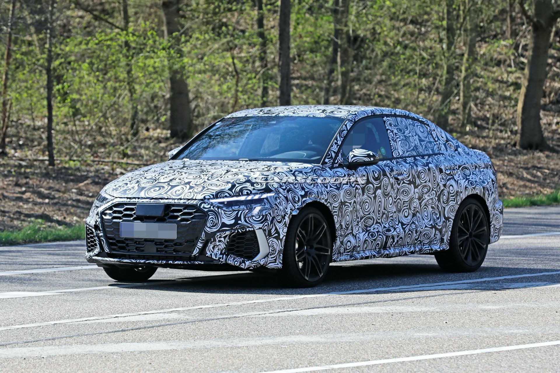 2021 Audi RS3 Sedan Makes Spy Debut, Could Pack Up To 444 HP