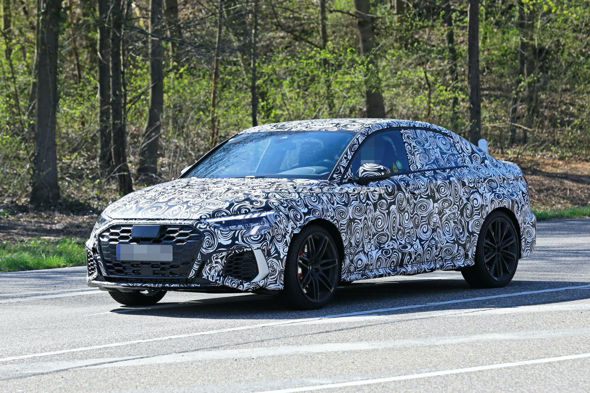 2021 Audi RS3 Sedan Makes Spy Debut, Could Pack Up To 444 HP