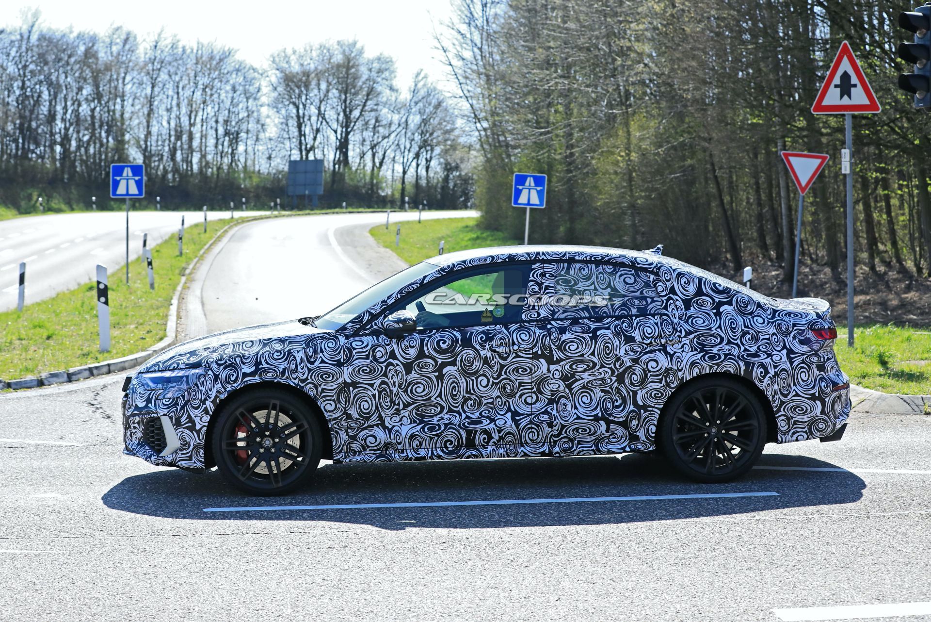2021 Audi RS3 Sedan Makes Spy Debut, Could Pack Up To 444 HP