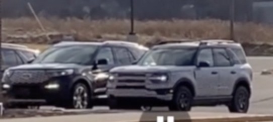 See The 2021 Ford Bronco Sport Parked Next To The Explorer