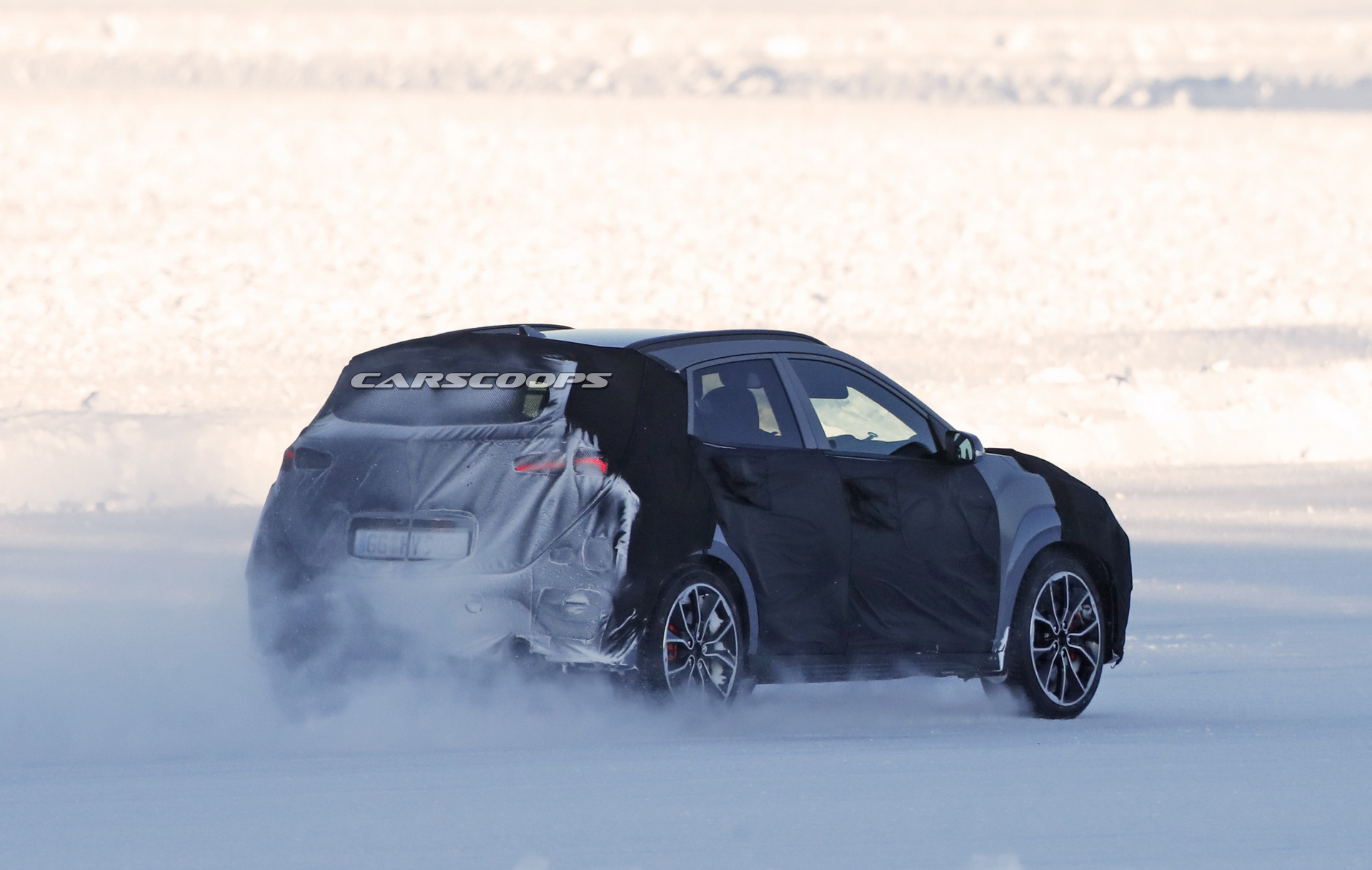 2021 Hyundai Kona N Hides Athletic Crossover Body Beneath Thick Camo