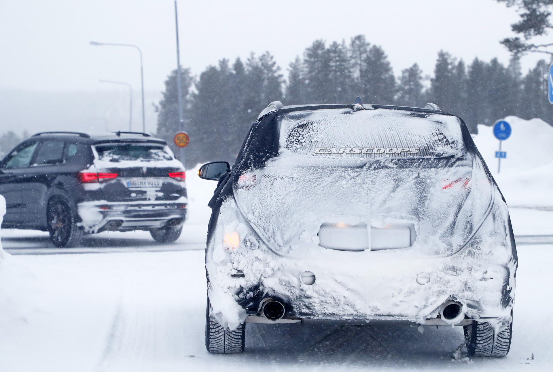 2021 Hyundai Kona N Hides Athletic Crossover Body Beneath Thick Camo