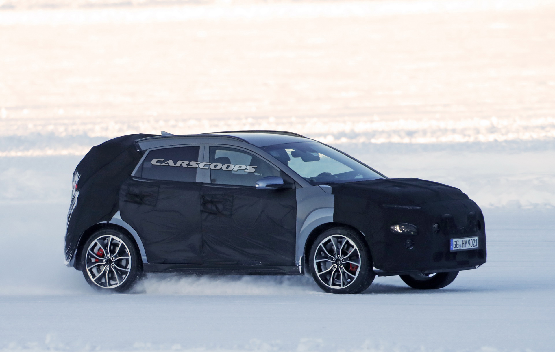 2021 Hyundai Kona N Hides Athletic Crossover Body Beneath Thick Camo
