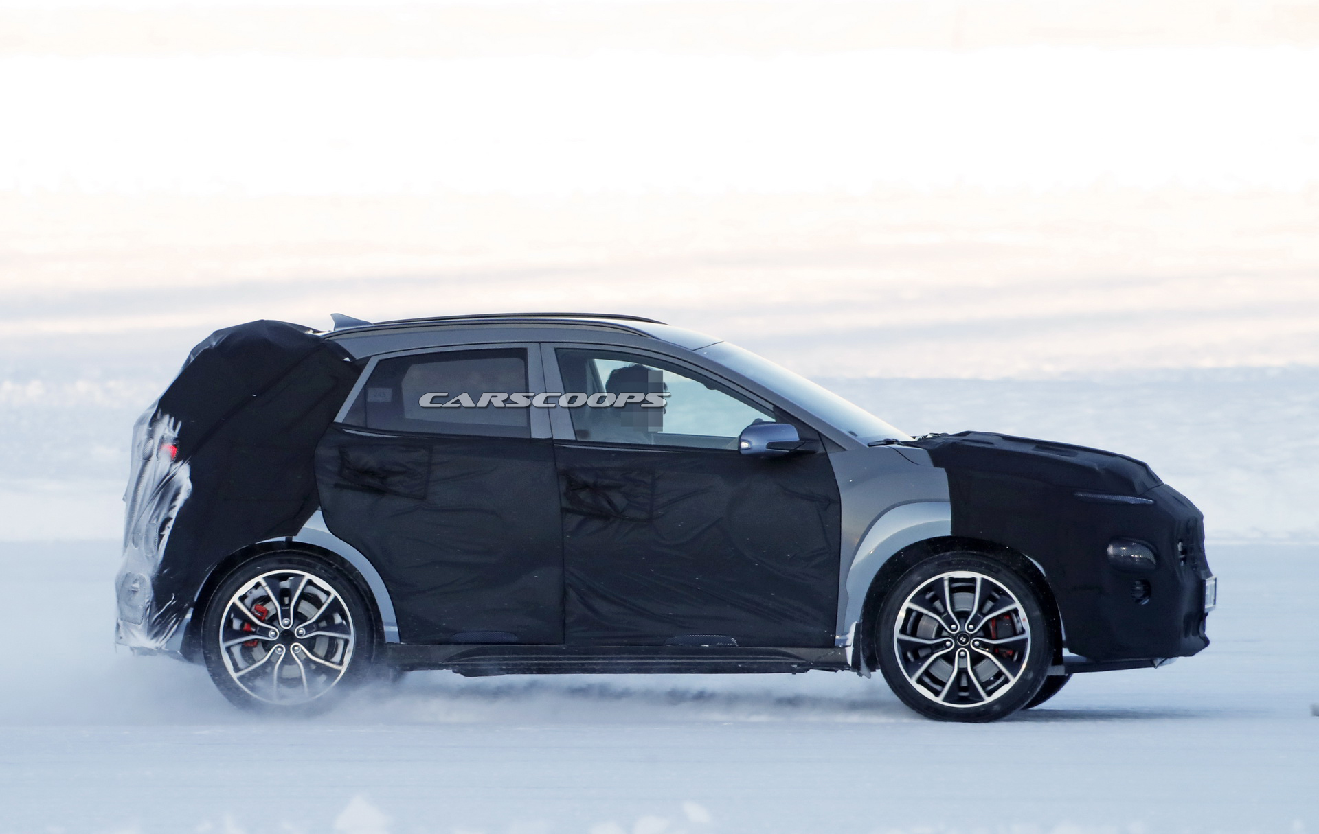 2021 Hyundai Kona N Hides Athletic Crossover Body Beneath Thick Camo