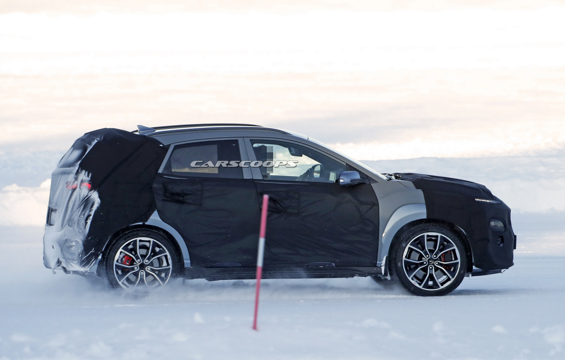 2021 Hyundai Kona N Hides Athletic Crossover Body Beneath Thick Camo