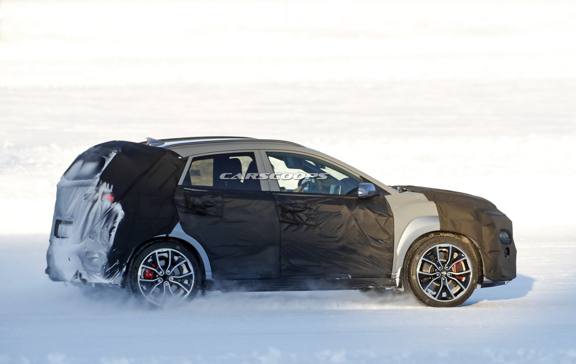 2021 Hyundai Kona N Hides Athletic Crossover Body Beneath Thick Camo