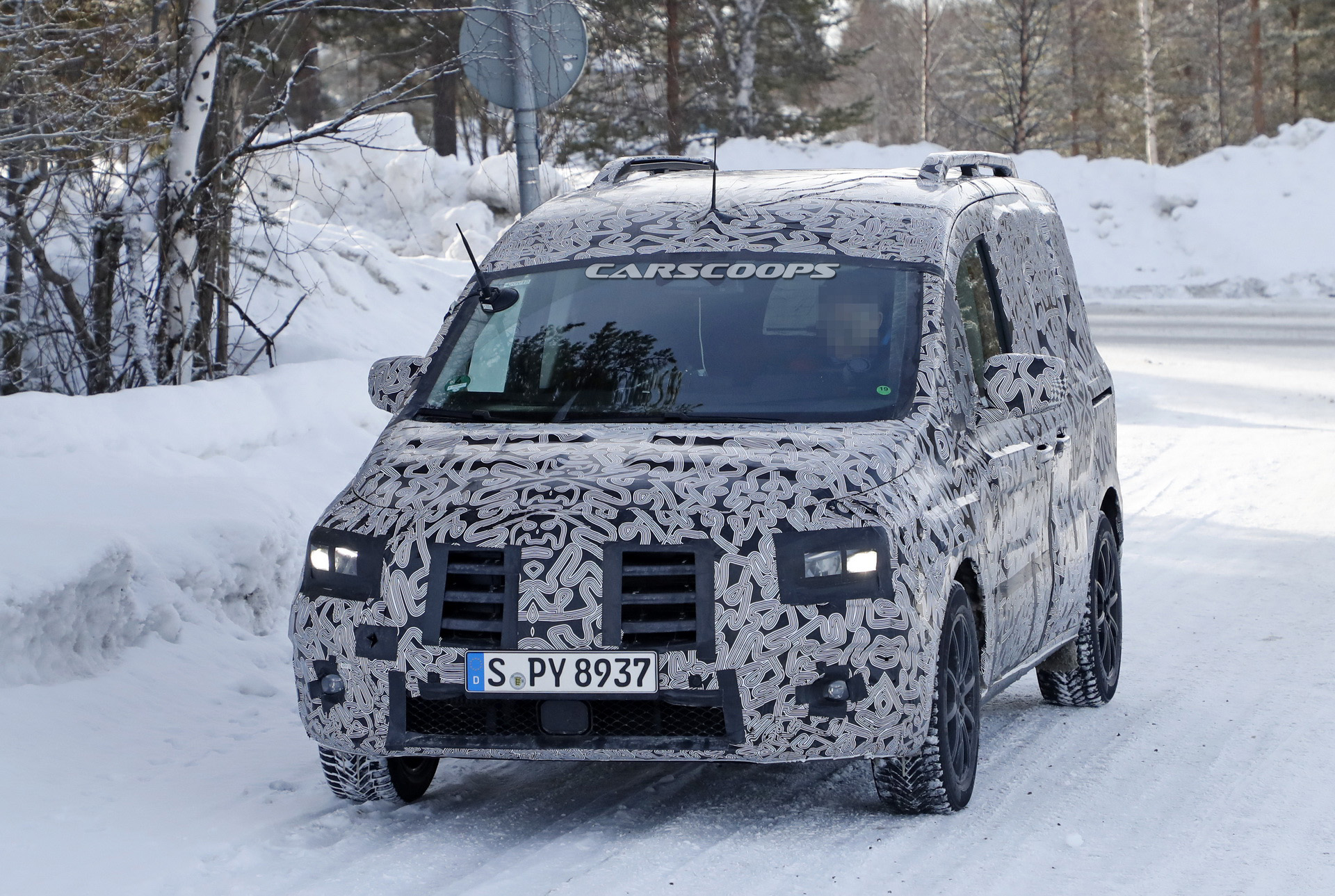 There’s An All-New 2021 Mercedes-Benz Citan Hiding Underneath That Heavy Camo