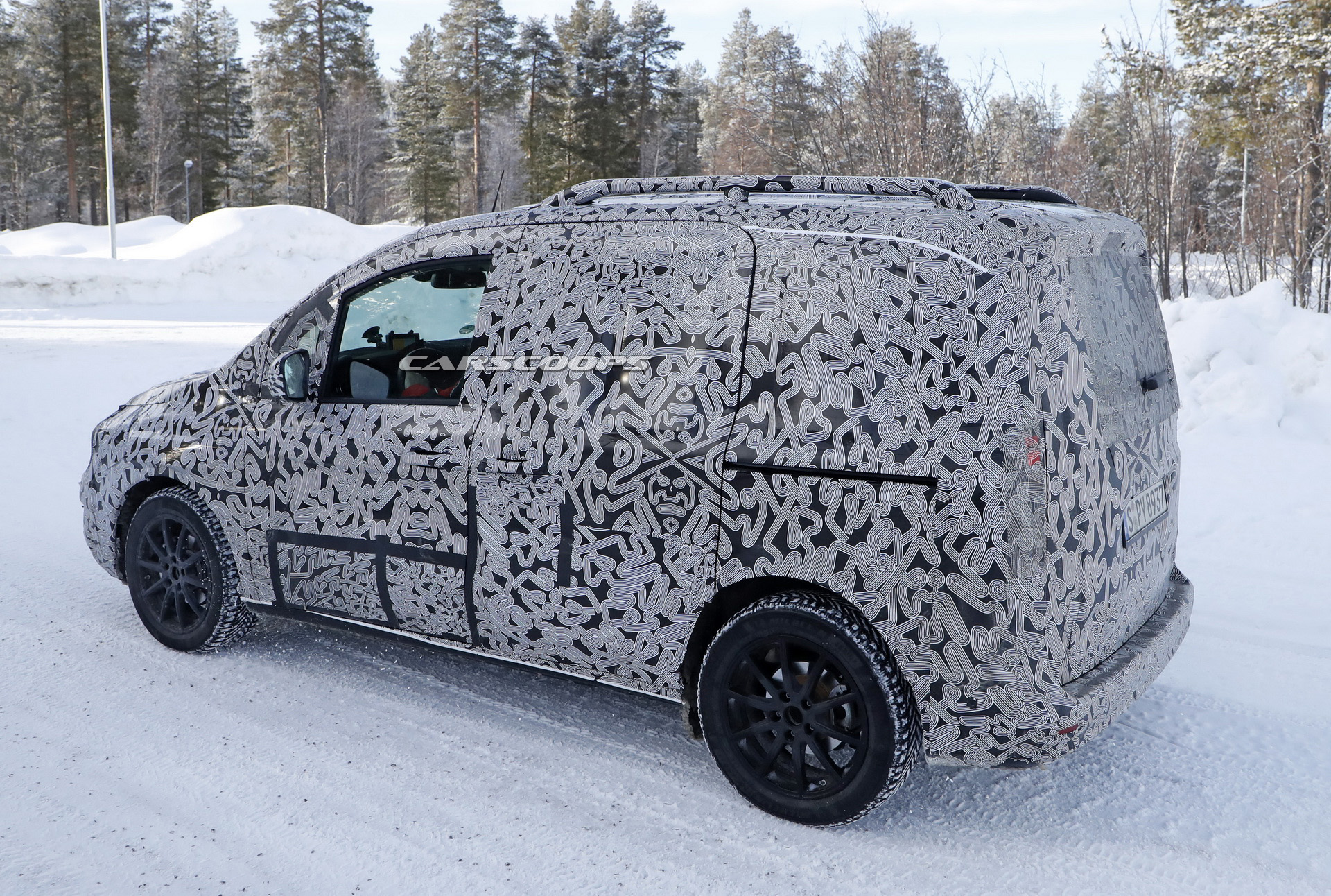 There’s An All-New 2021 Mercedes-Benz Citan Hiding Underneath That Heavy Camo