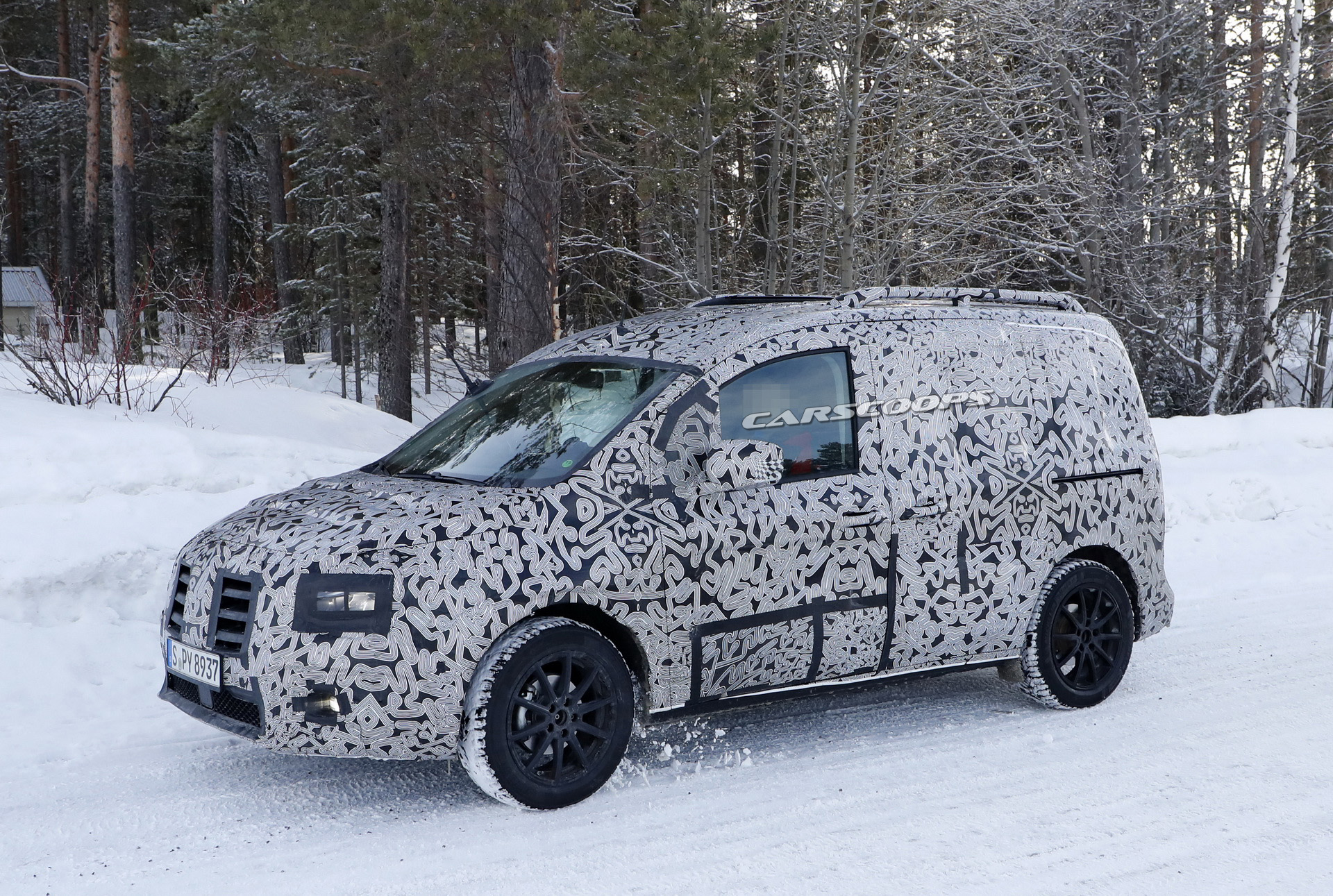 There’s An All-New 2021 Mercedes-Benz Citan Hiding Underneath That Heavy Camo