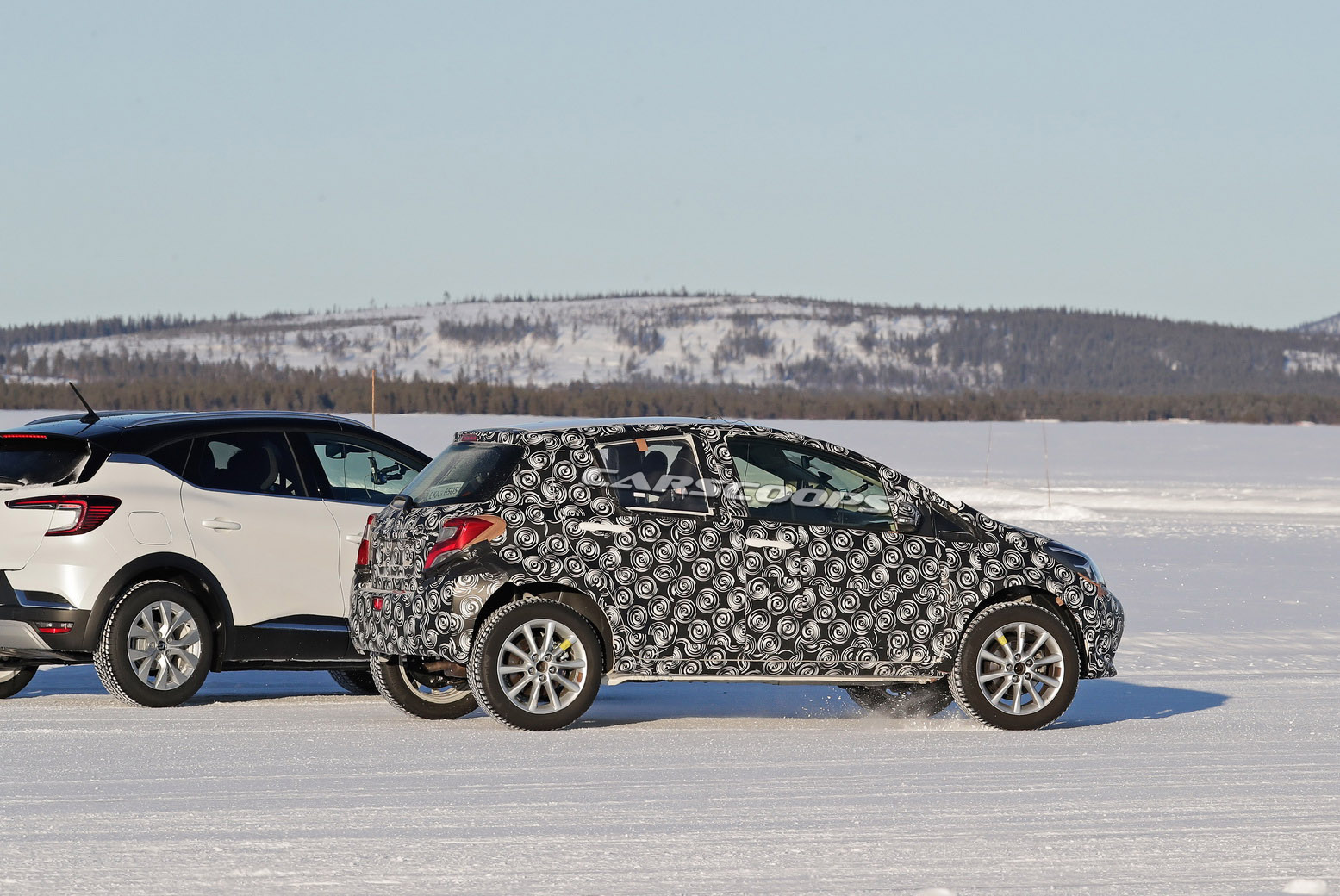 2021 Toyota Yaris-Based SUV And Yaris Cross Spied Playing In The Snow