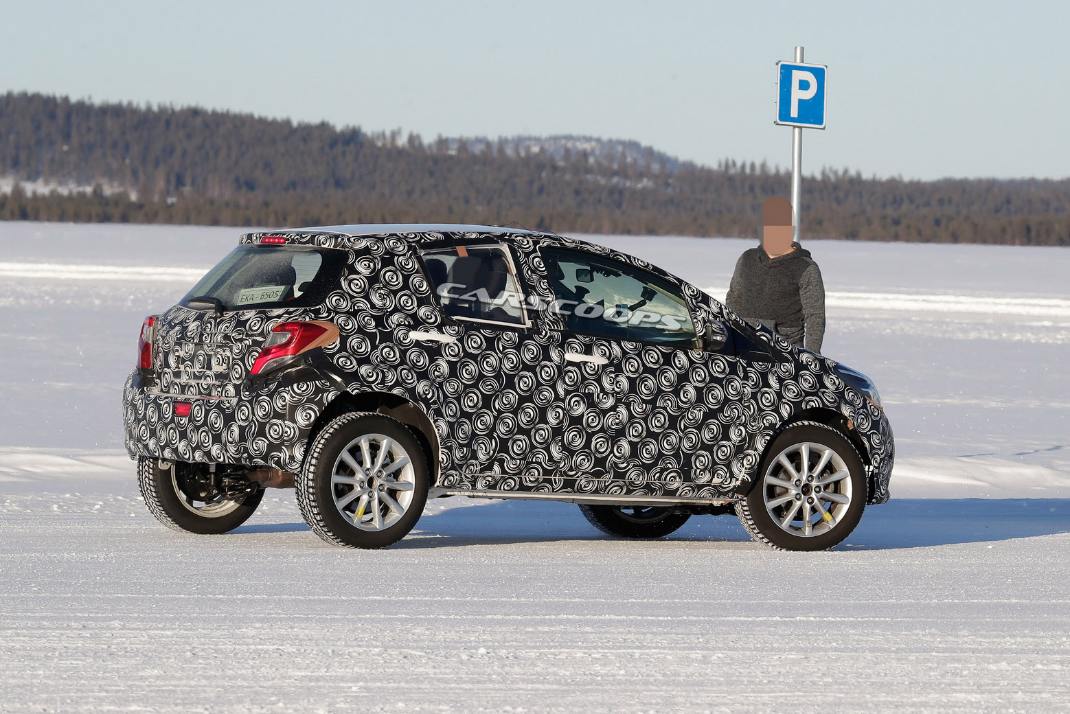 2021 Toyota Yaris-Based SUV And Yaris Cross Spied Playing In The Snow