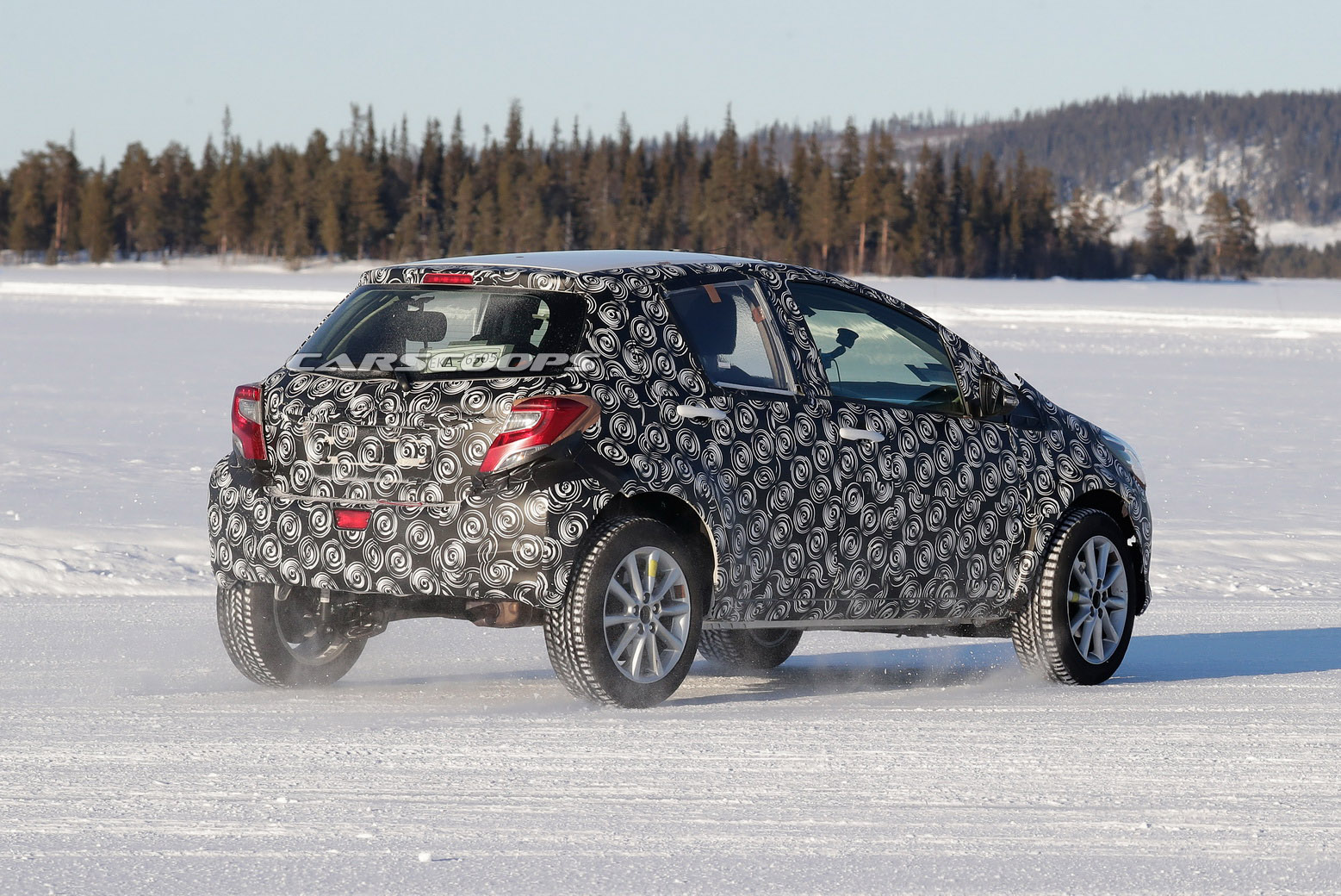2021 Toyota Yaris-Based SUV And Yaris Cross Spied Playing In The Snow