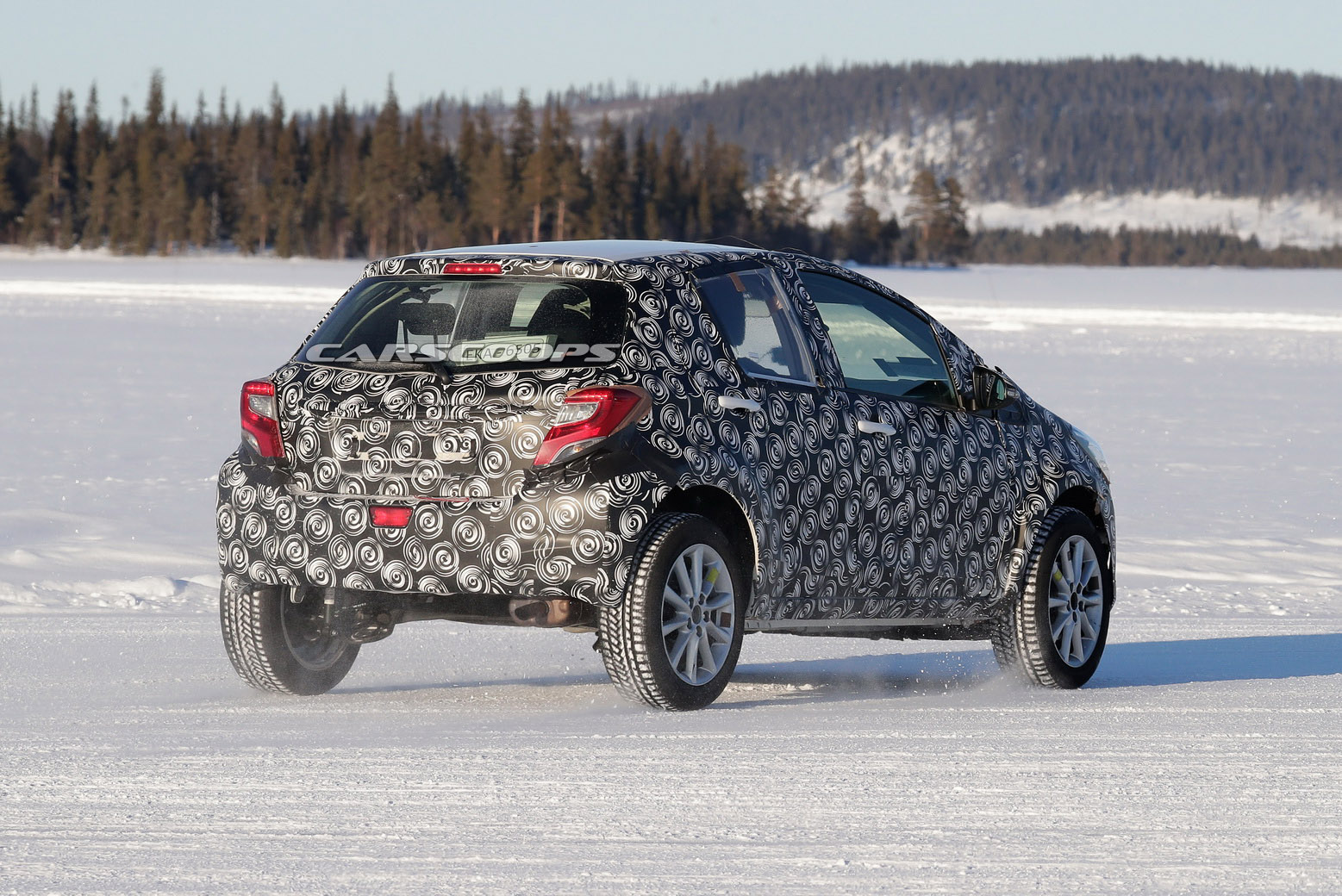 2021 Toyota Yaris-Based SUV And Yaris Cross Spied Playing In The Snow