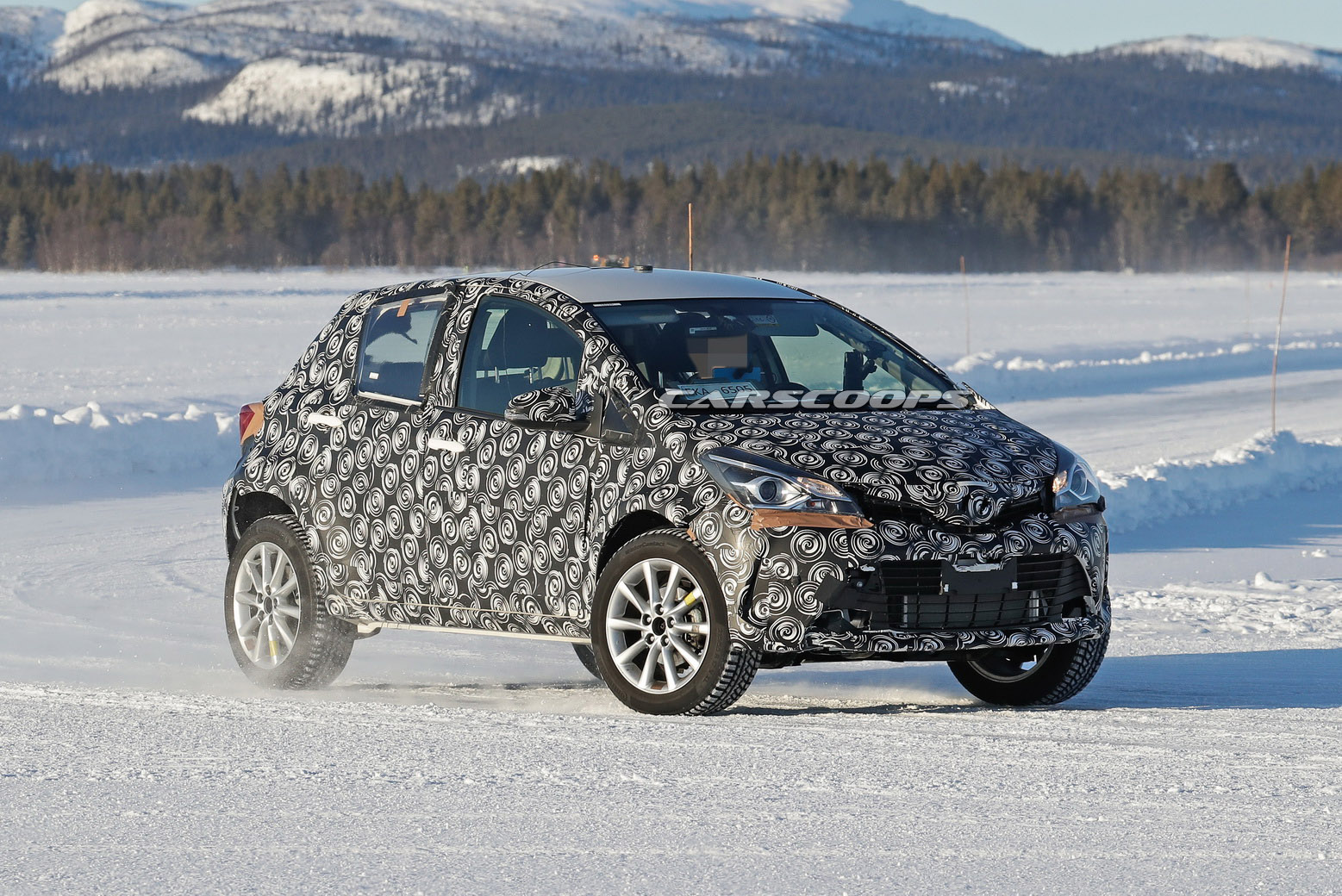 2021 Toyota Yaris-Based SUV And Yaris Cross Spied Playing In The Snow