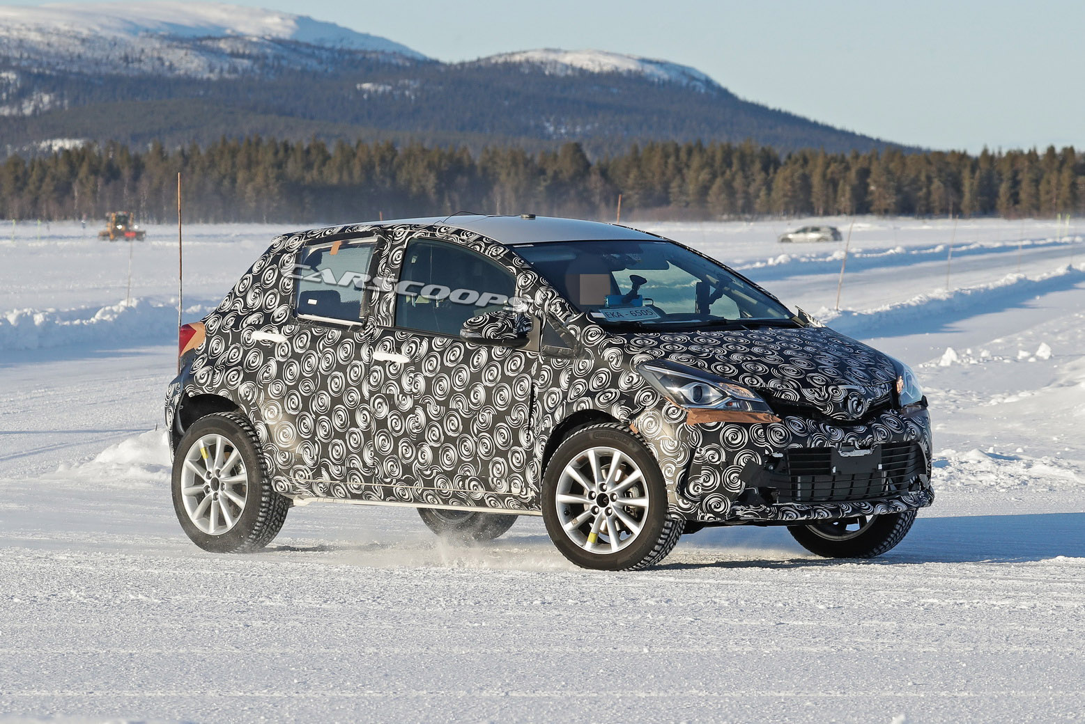 2021 Toyota Yaris-Based SUV And Yaris Cross Spied Playing In The Snow
