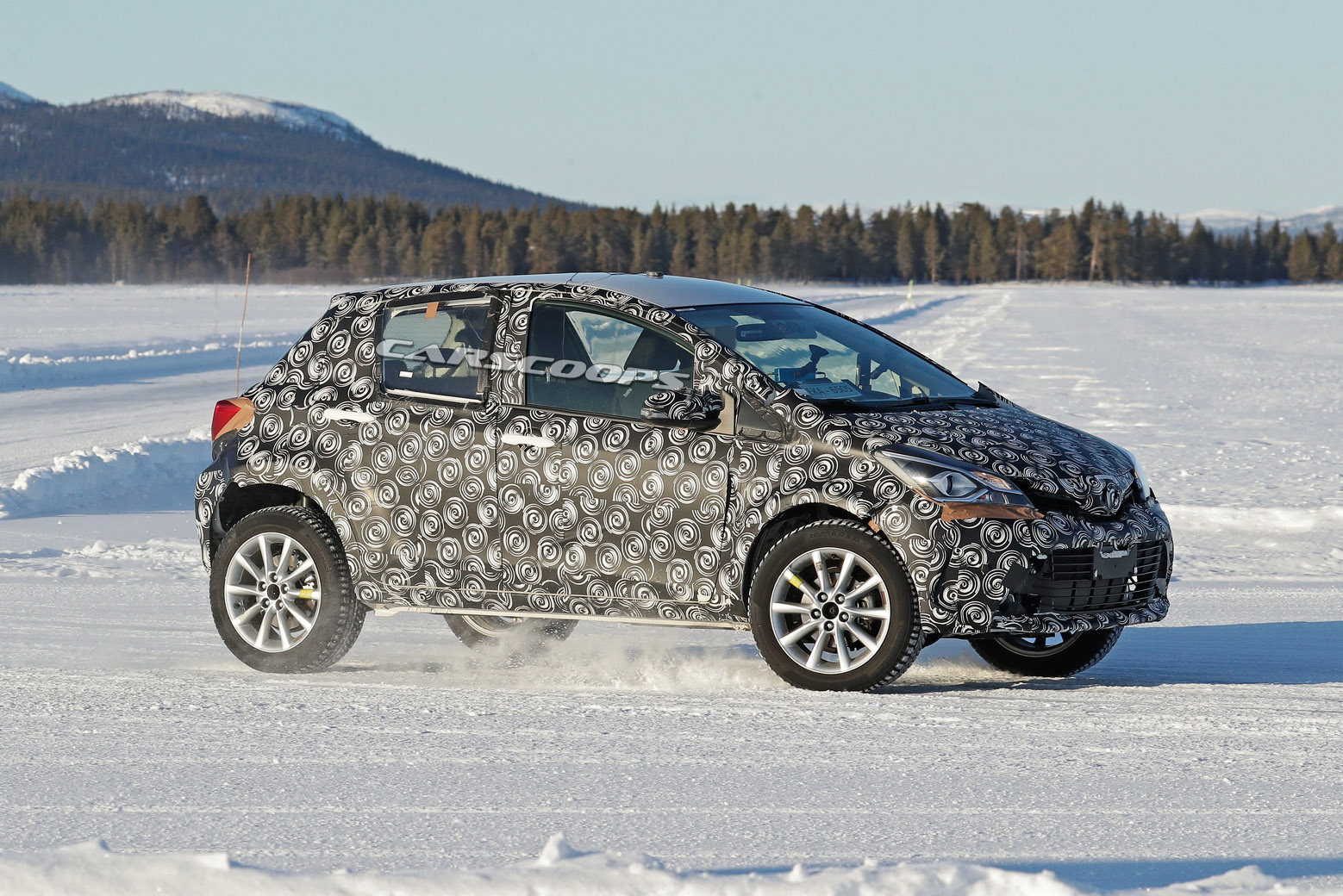 2021 Toyota Yaris-Based SUV And Yaris Cross Spied Playing In The Snow