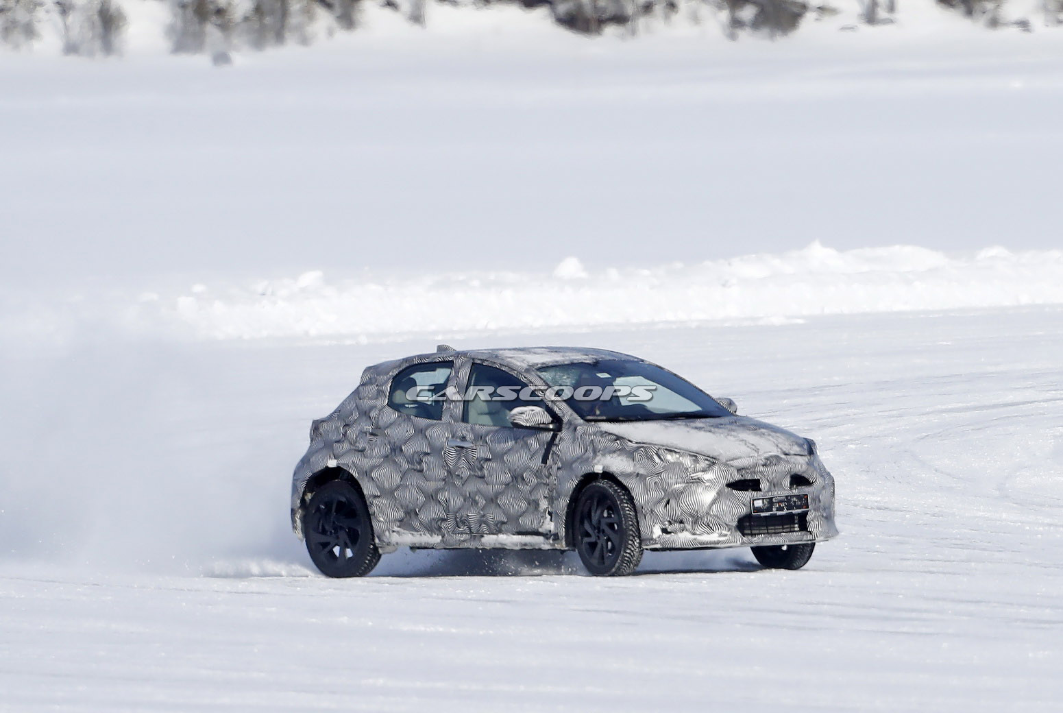 2021 Toyota Yaris-Based SUV And Yaris Cross Spied Playing In The Snow