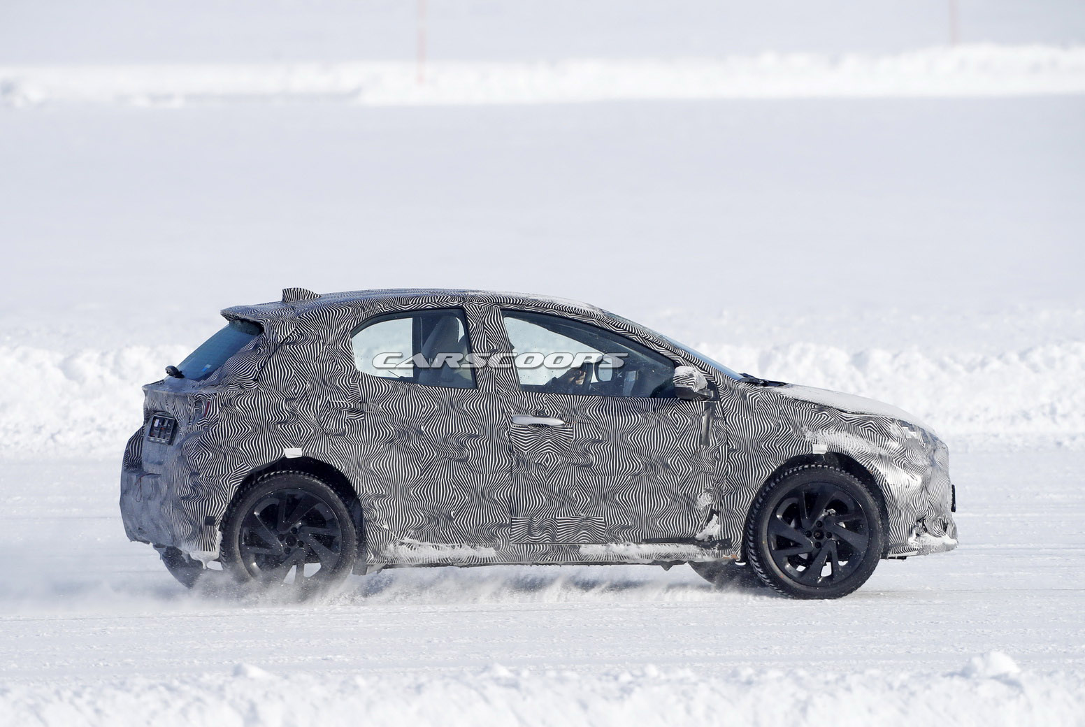 2021 Toyota Yaris-Based SUV And Yaris Cross Spied Playing In The Snow