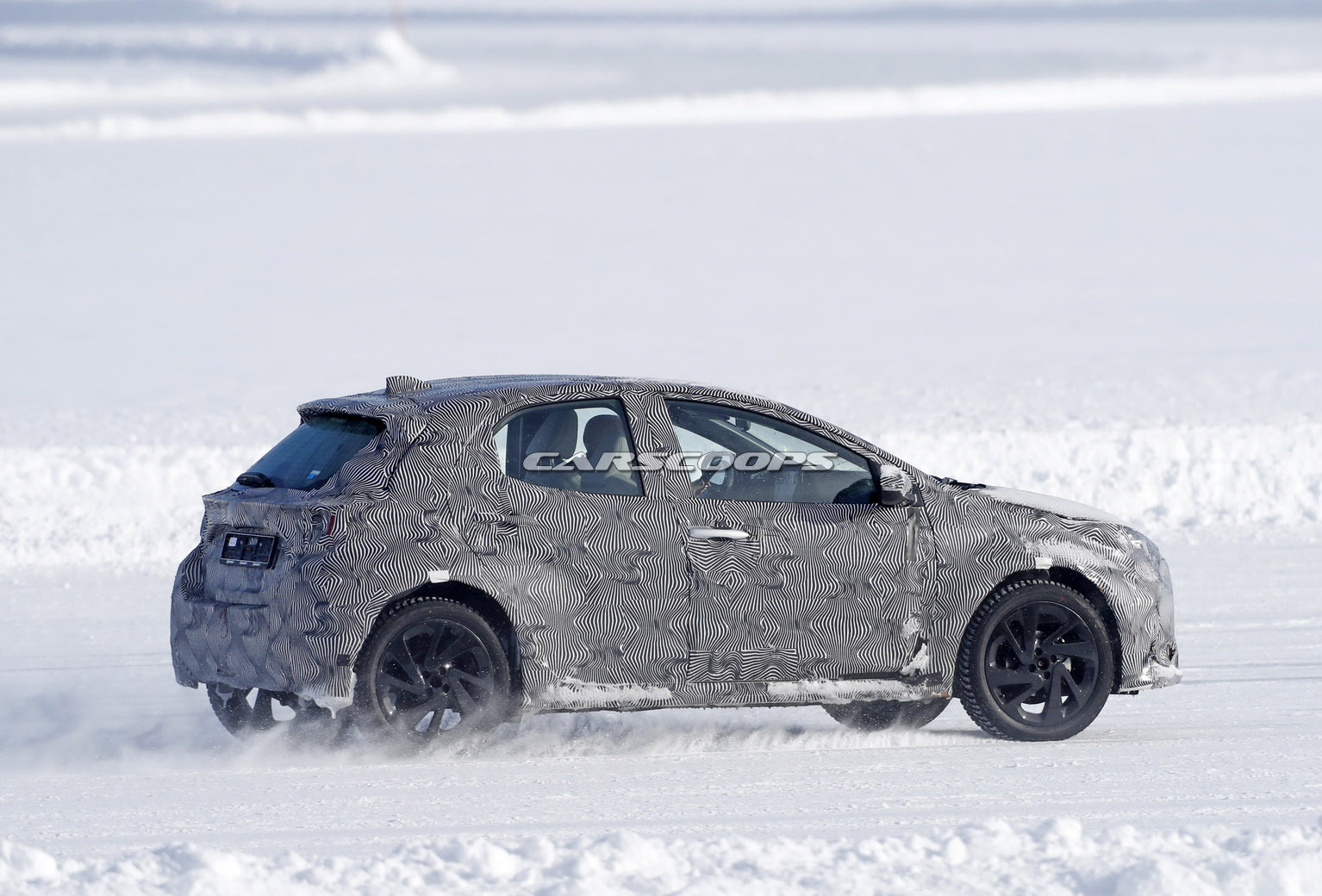 2021 Toyota Yaris-Based SUV And Yaris Cross Spied Playing In The Snow