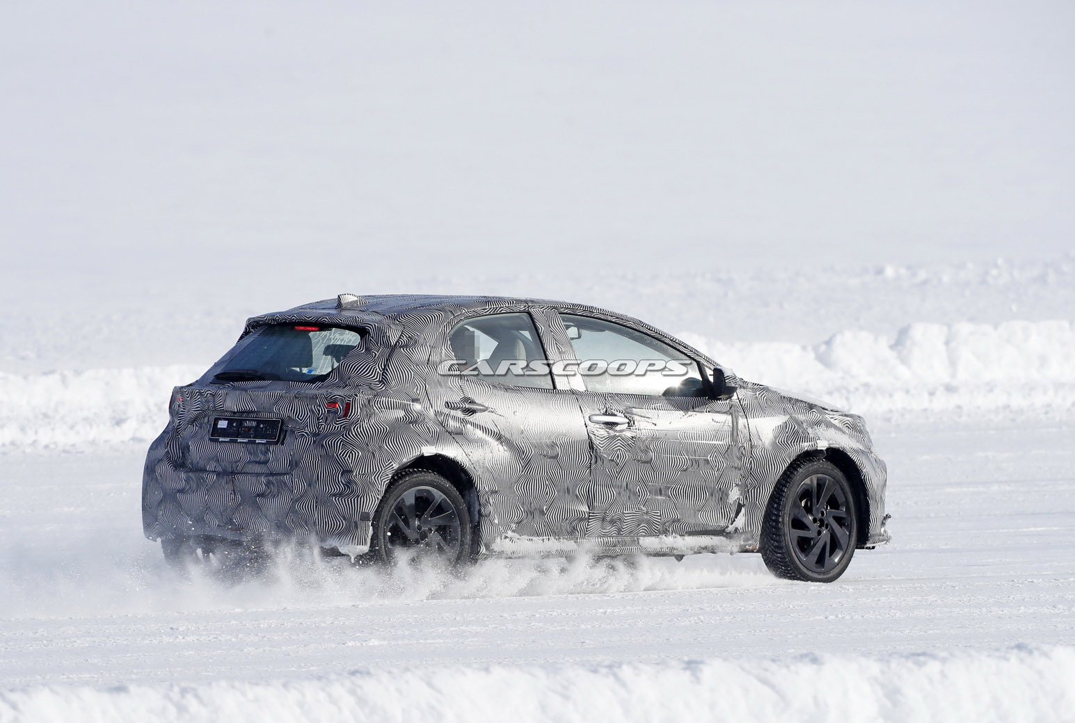 2021 Toyota Yaris-Based SUV And Yaris Cross Spied Playing In The Snow