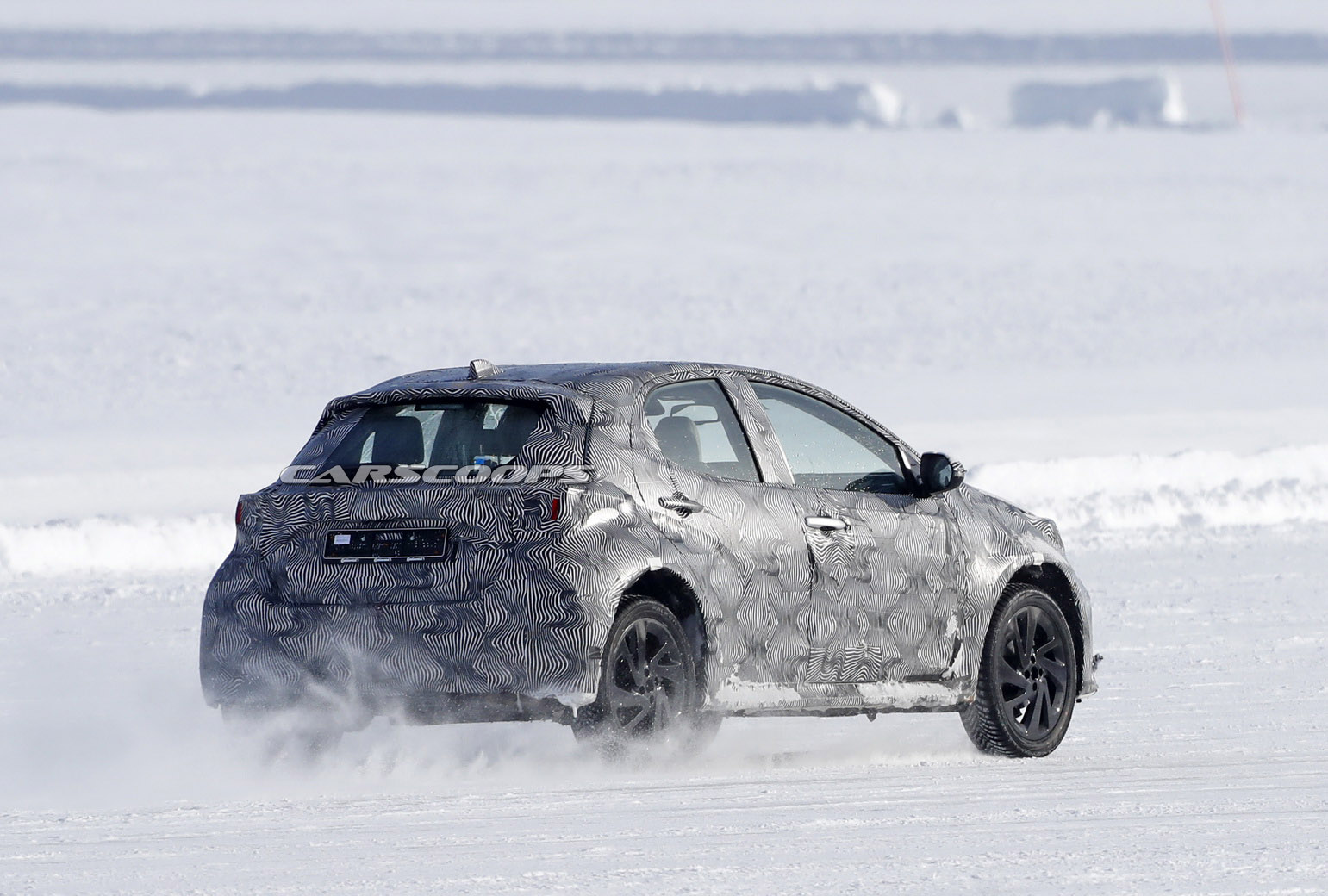 2021 Toyota Yaris-Based SUV And Yaris Cross Spied Playing In The Snow