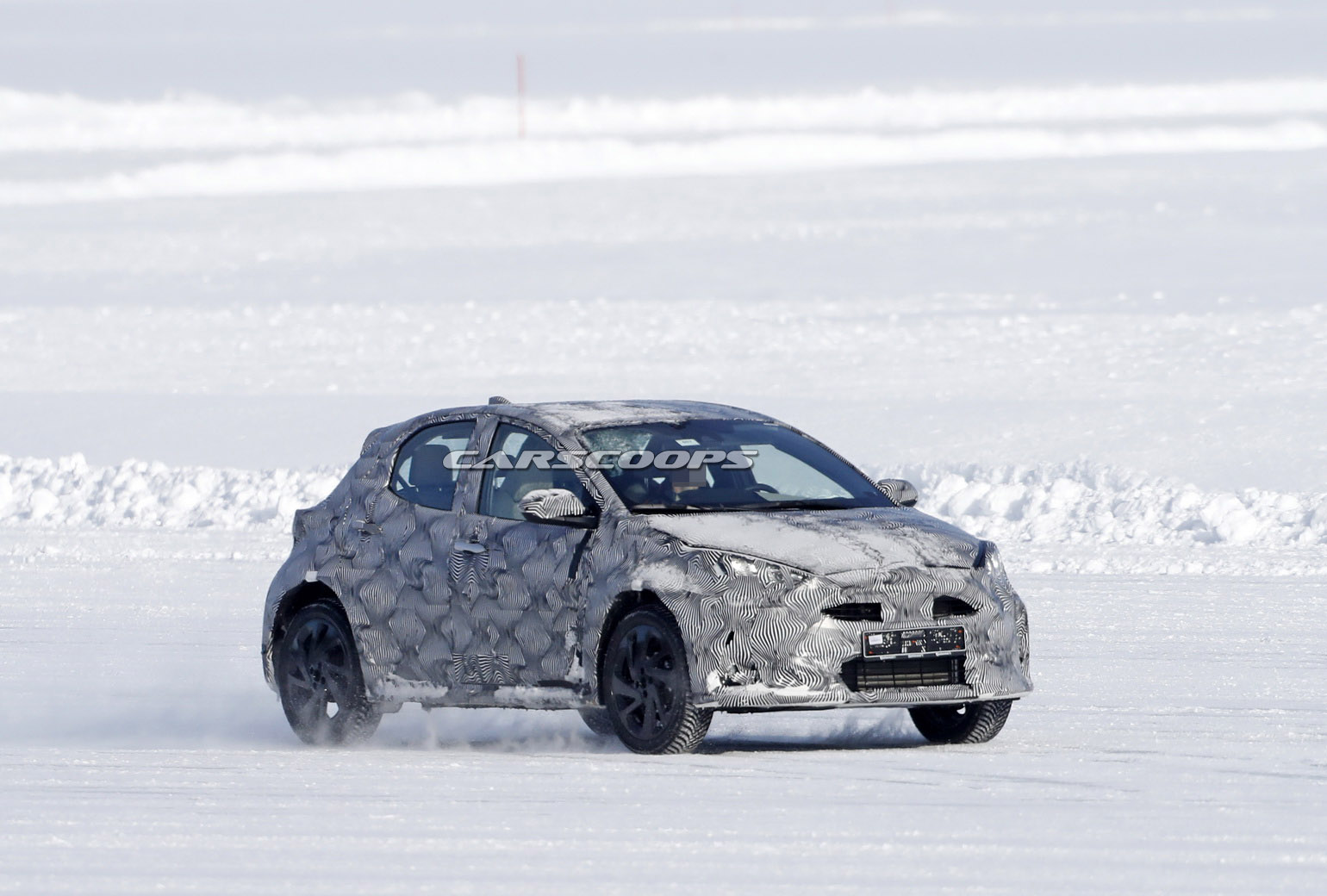 2021 Toyota Yaris-Based SUV And Yaris Cross Spied Playing In The Snow