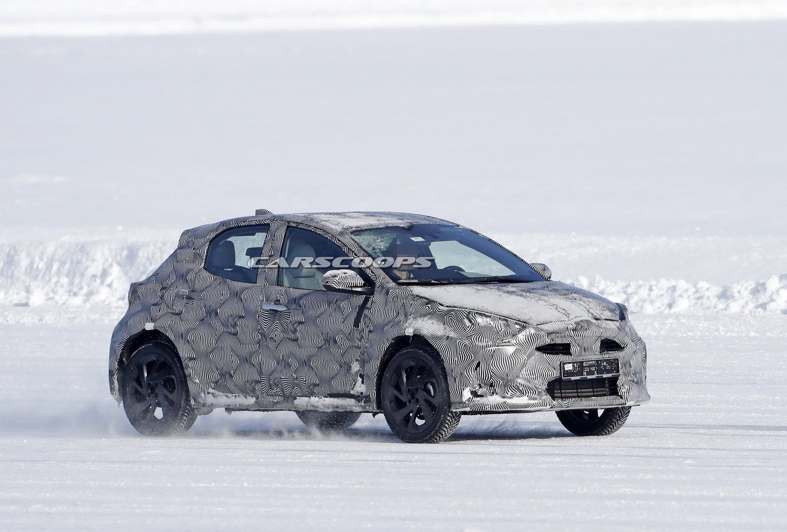 2021 Toyota Yaris-Based SUV And Yaris Cross Spied Playing In The Snow