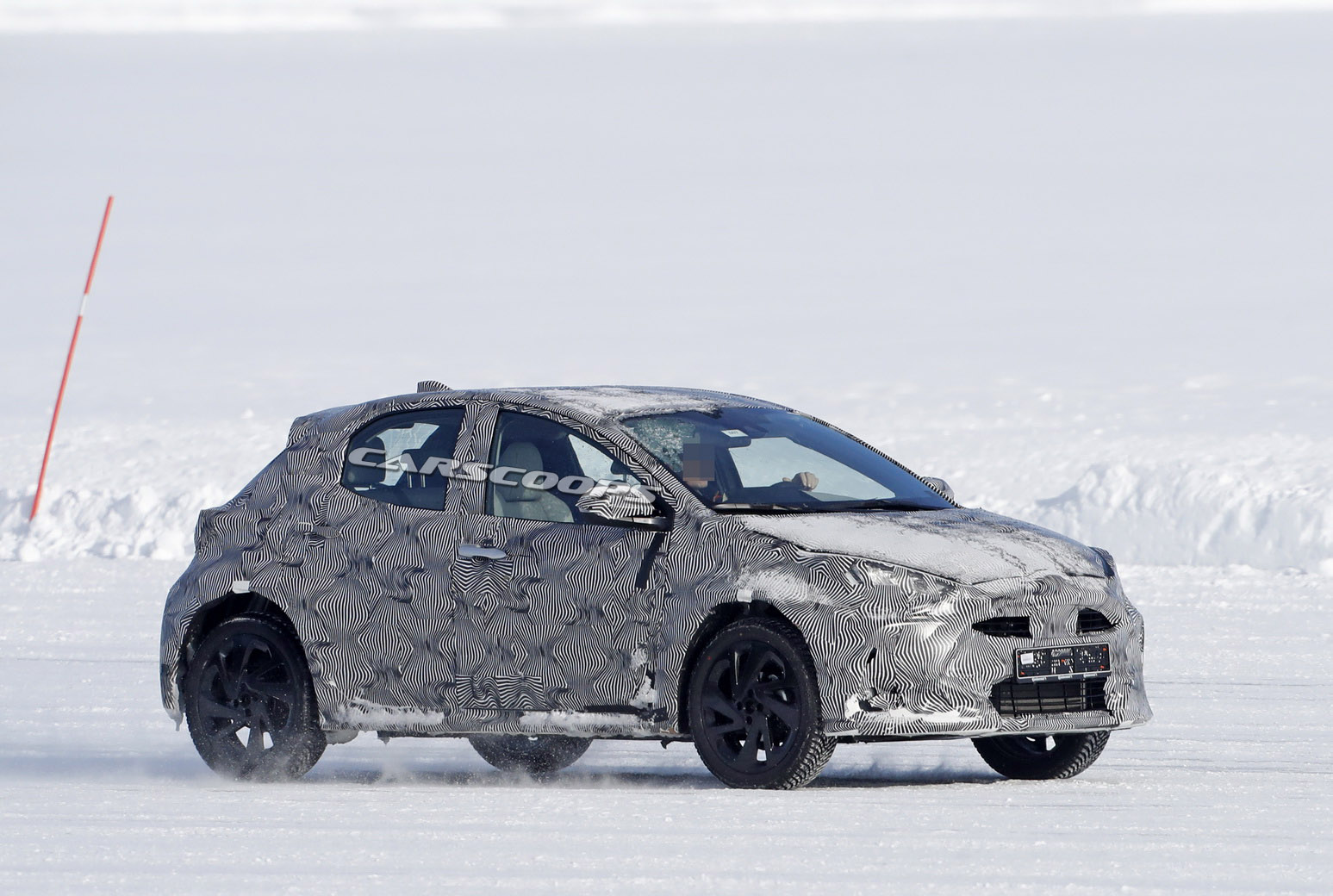 2021 Toyota Yaris-Based SUV And Yaris Cross Spied Playing In The Snow