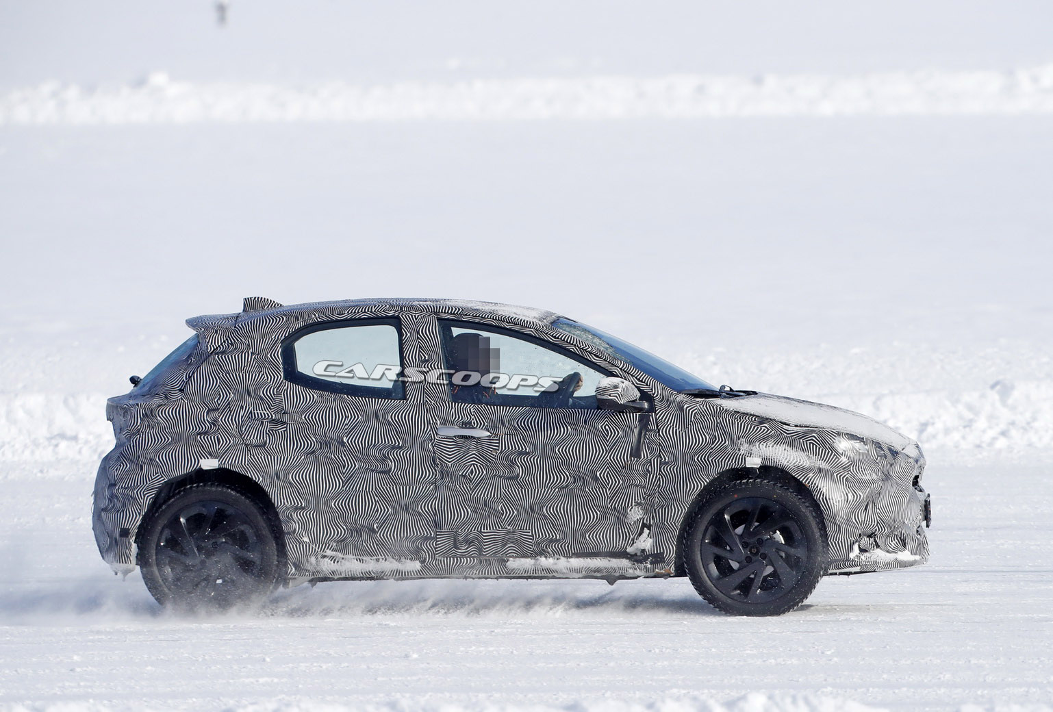 2021 Toyota Yaris-Based SUV And Yaris Cross Spied Playing In The Snow