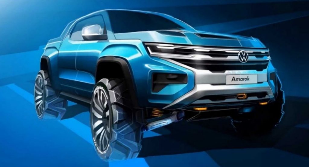  VW Teases Next Ford Ranger-Based 2022 Amarok Pickup Truck