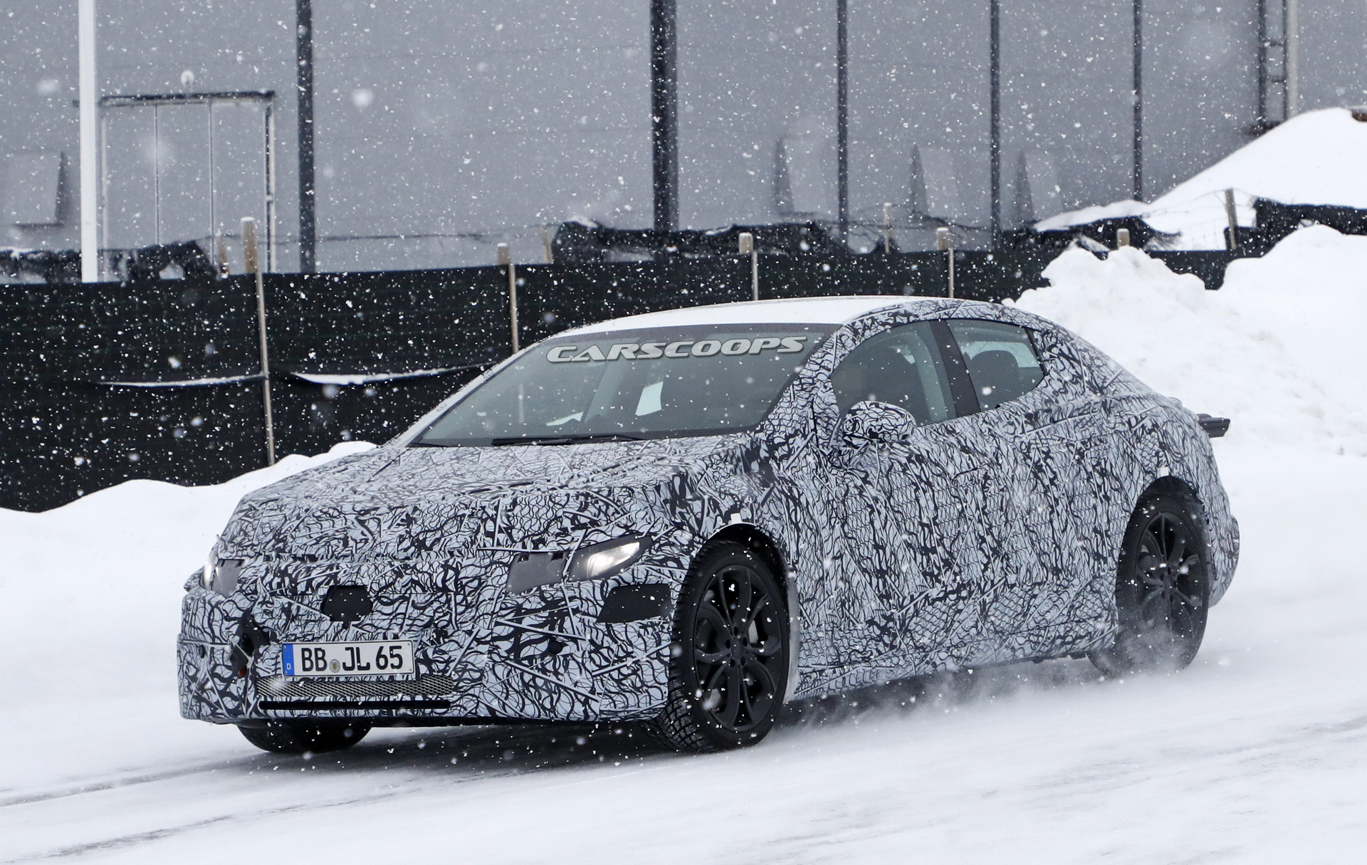 2022 Mercedes-Benz EQE Spied Getting Ready To Join The Electric Craze