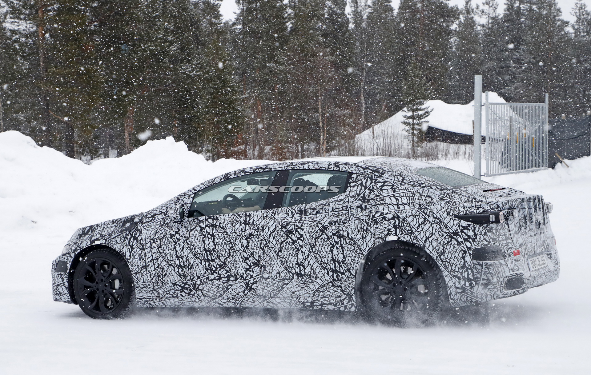 2022 Mercedes-Benz EQE Spied Getting Ready To Join The Electric Craze