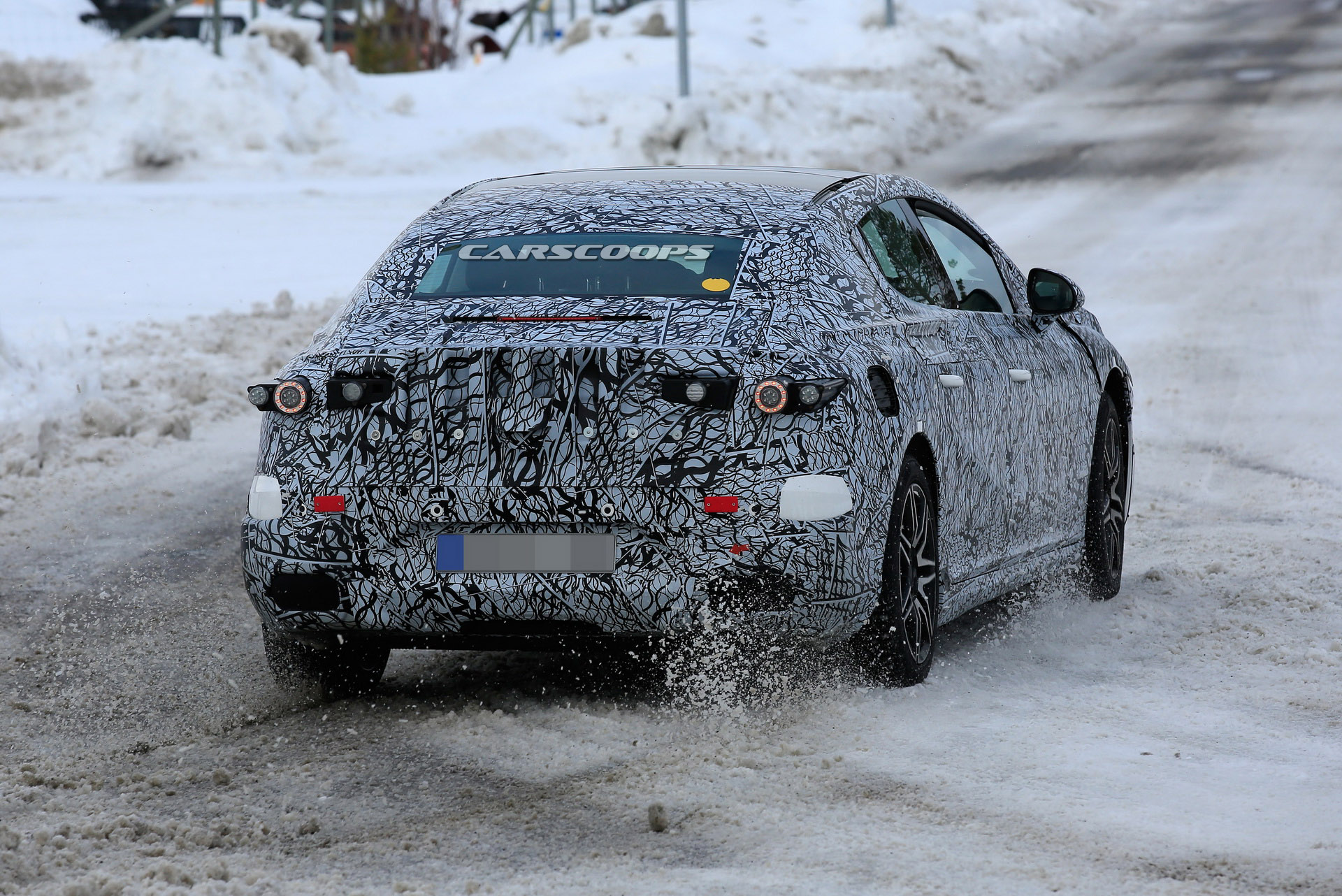 2022 Mercedes-Benz EQE Spied Getting Ready To Join The Electric Craze