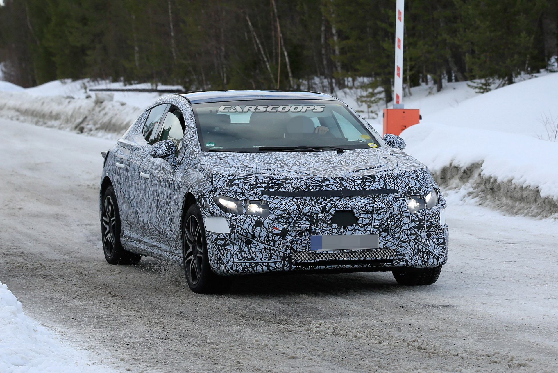2022 Mercedes-Benz EQE Spied Getting Ready To Join The Electric Craze
