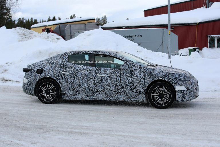 2022 Mercedes-Benz EQE Spied Getting Ready To Join The Electric Craze ...